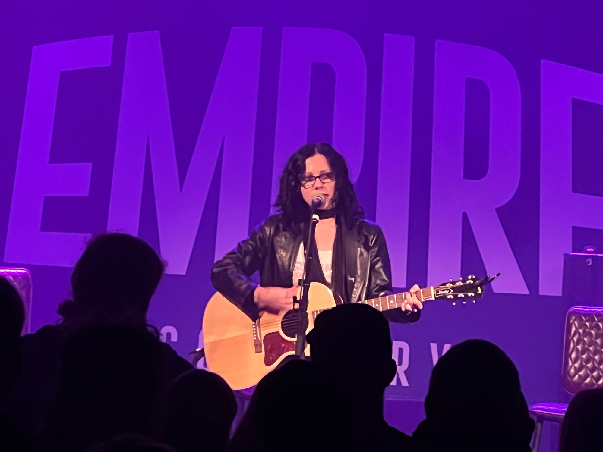 Heather from the Pale Waves playing acoustic songs from new album Smitten at HMV Empire, Coventry