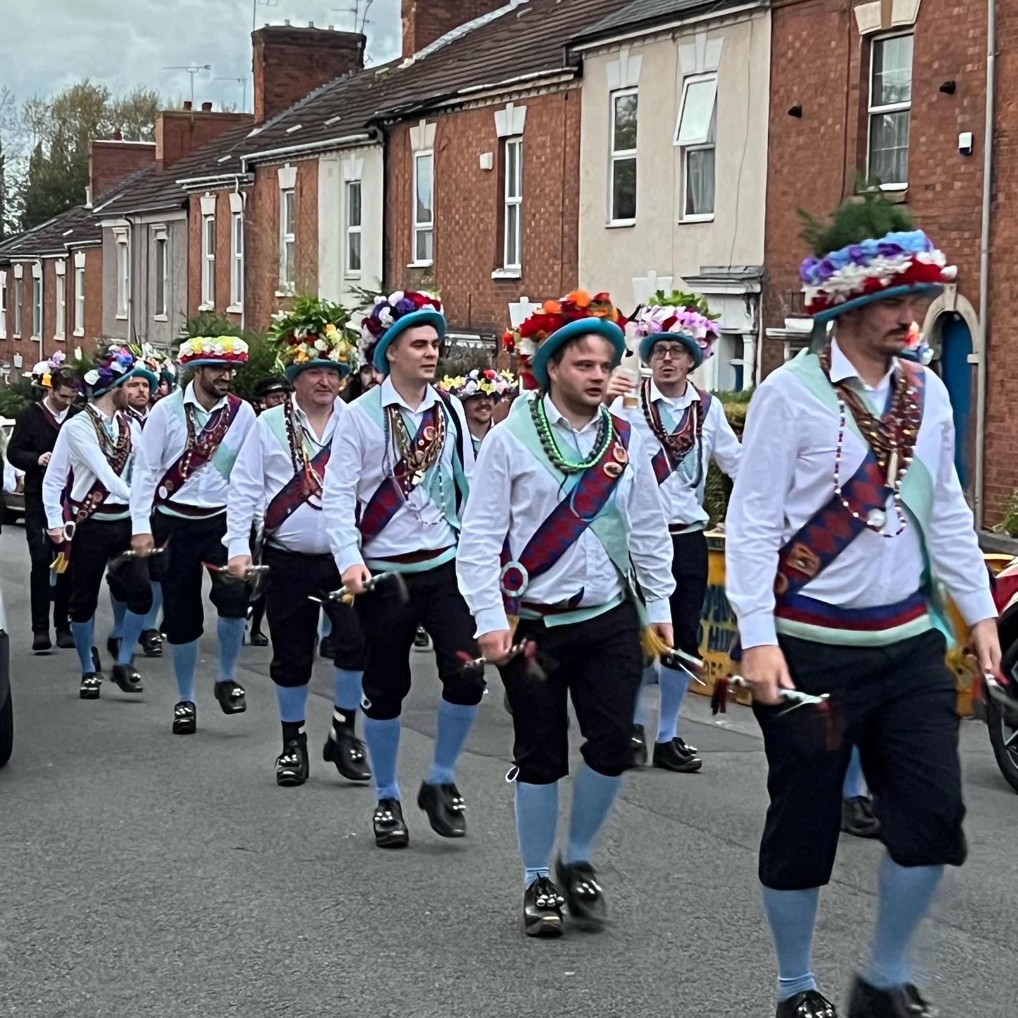 Earlsdon morris on the Earlsdon tour 2024