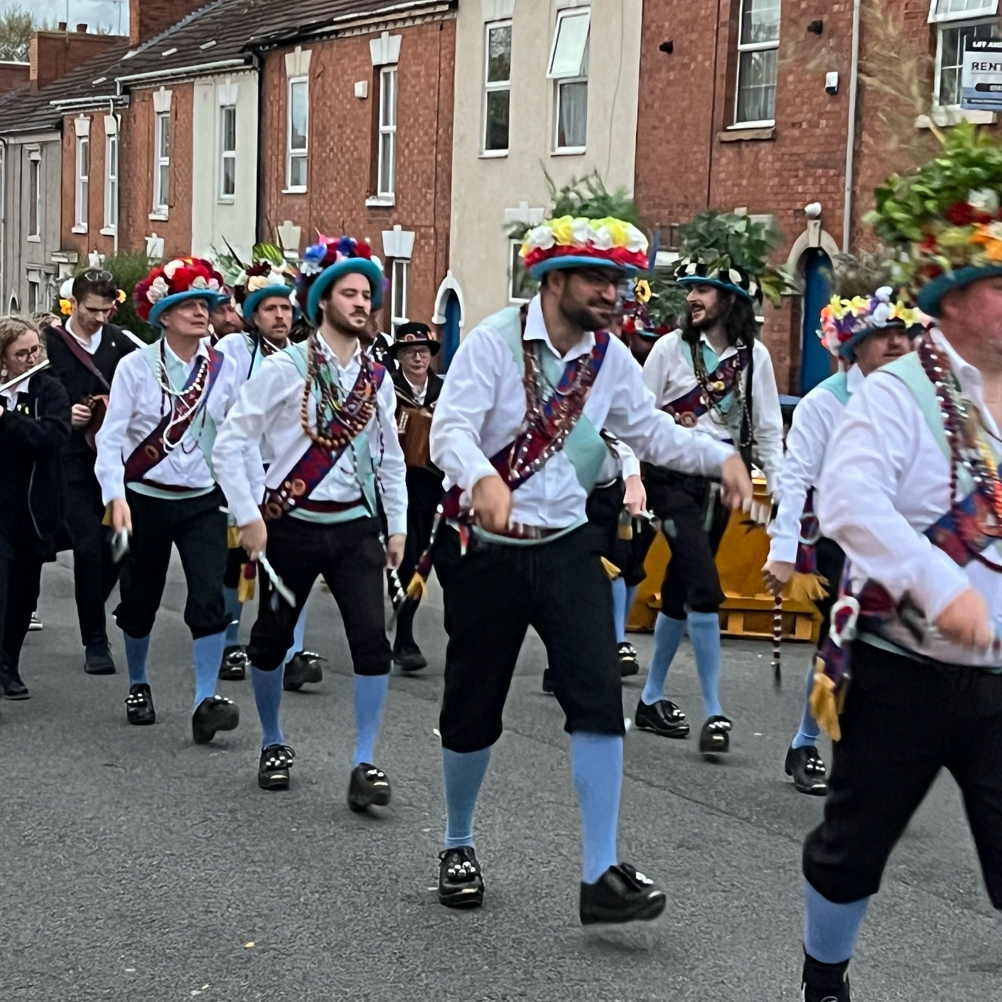 Earlsdon morris on the Earlsdon tour 2024