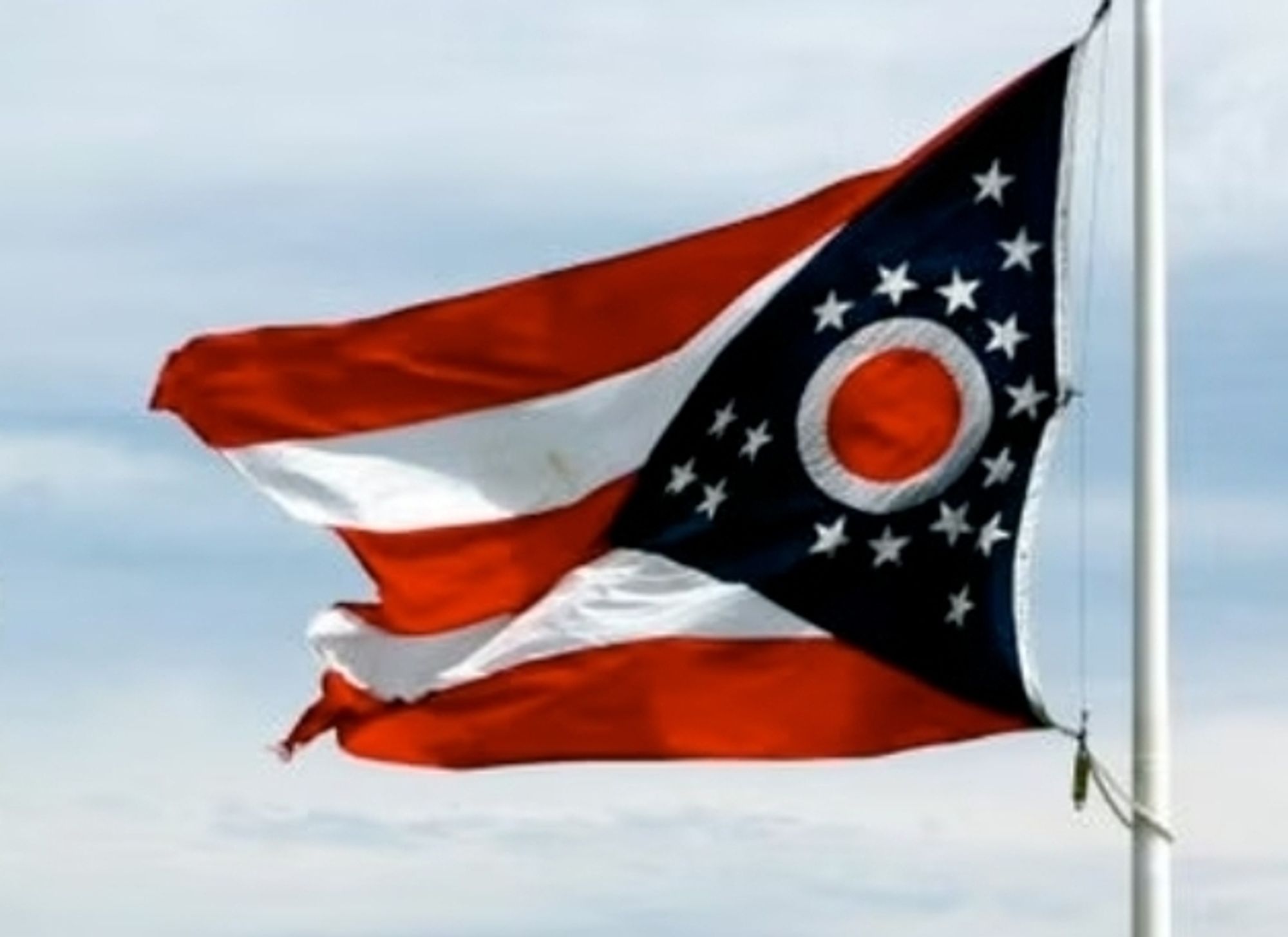 What is going on with Ohio's flag?