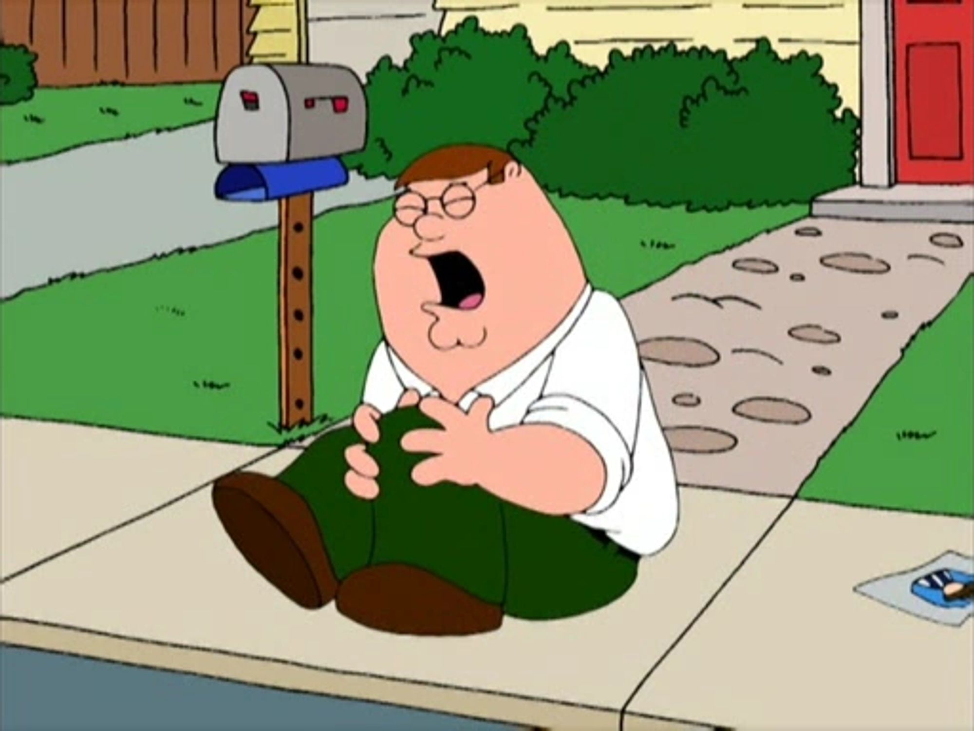 Family Guy, knee pain meme