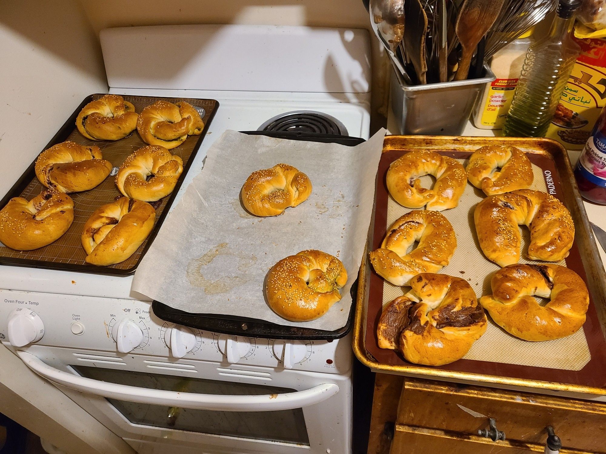 Açma - Turkish brioche bagels