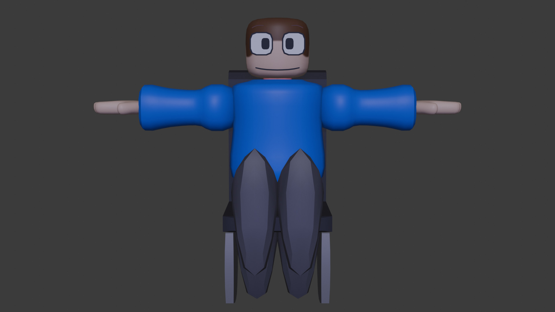 A 3D model of Dave.