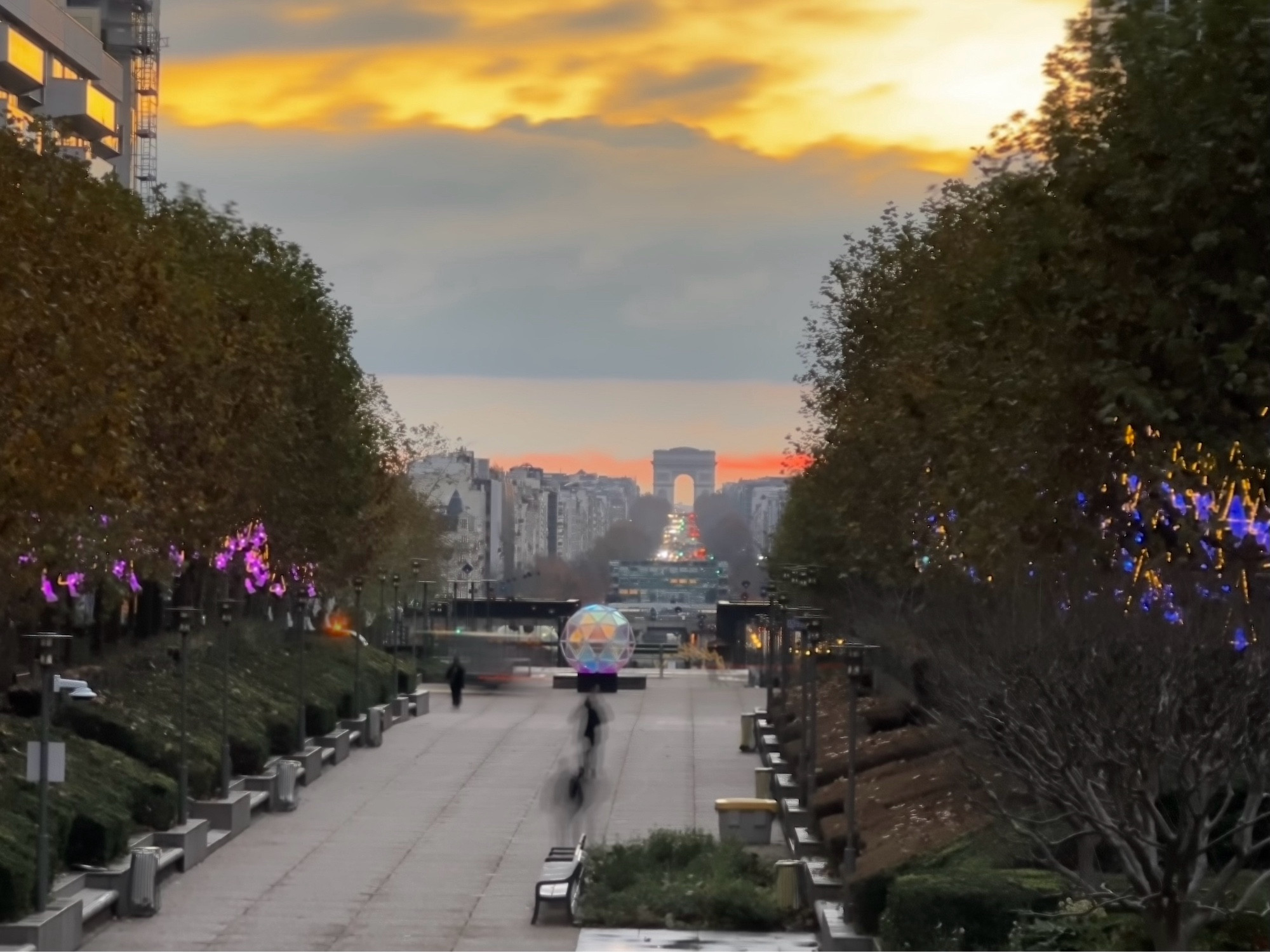 Arc de Triomphe depuis La Défense