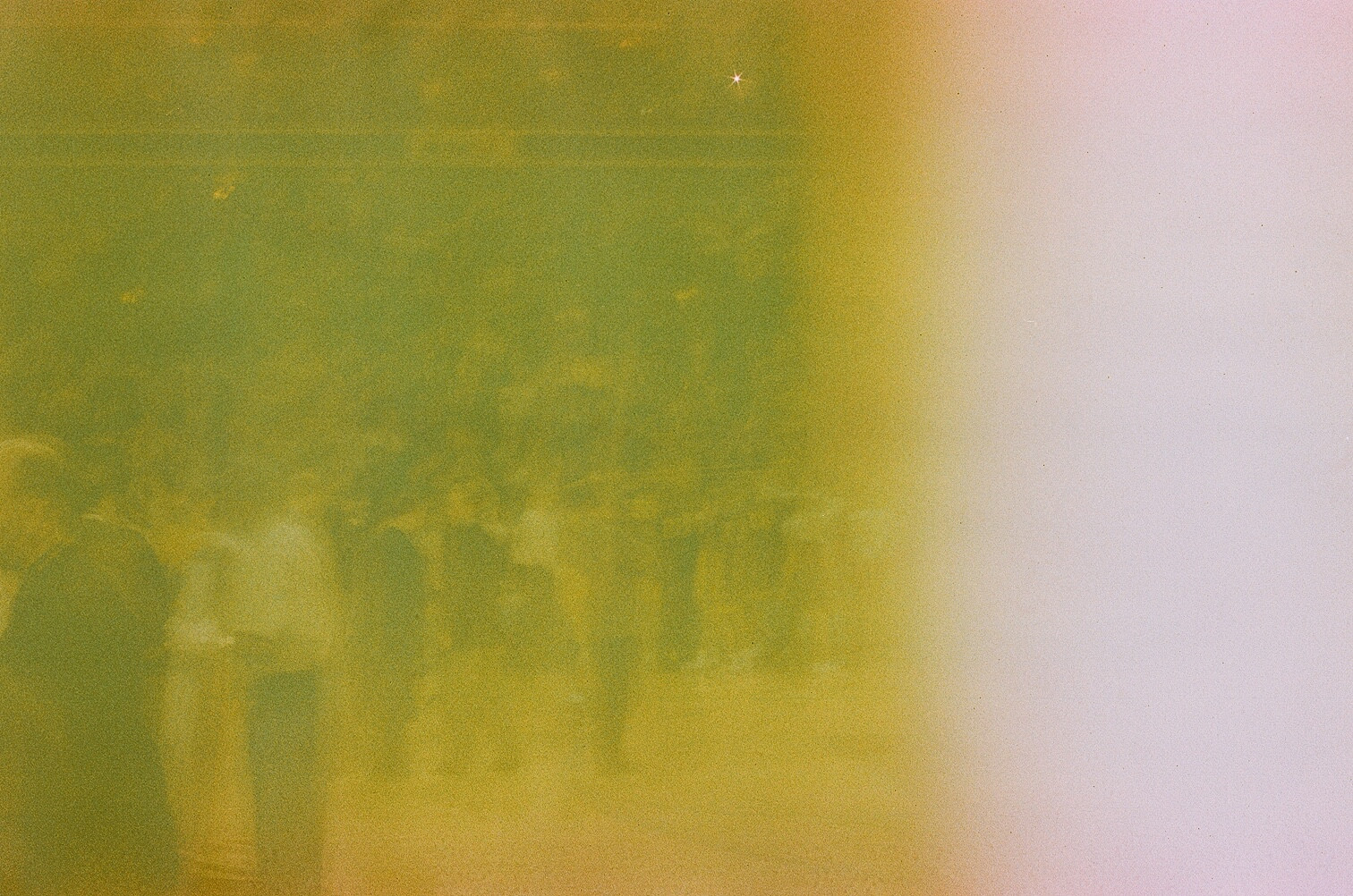 expired, grainy, blurry, damaged photo of some people on the court