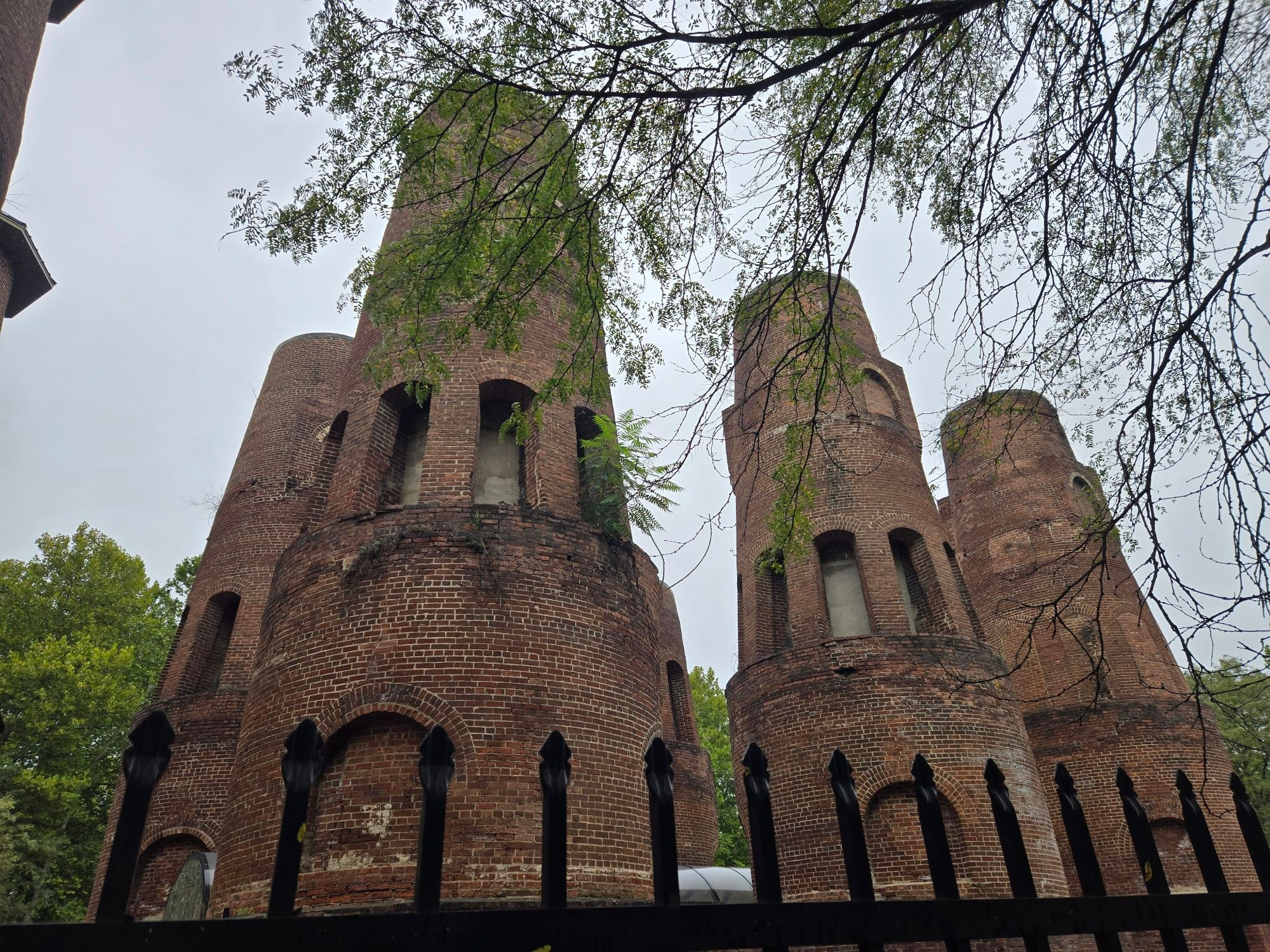 The Coplay Cement Kilns.