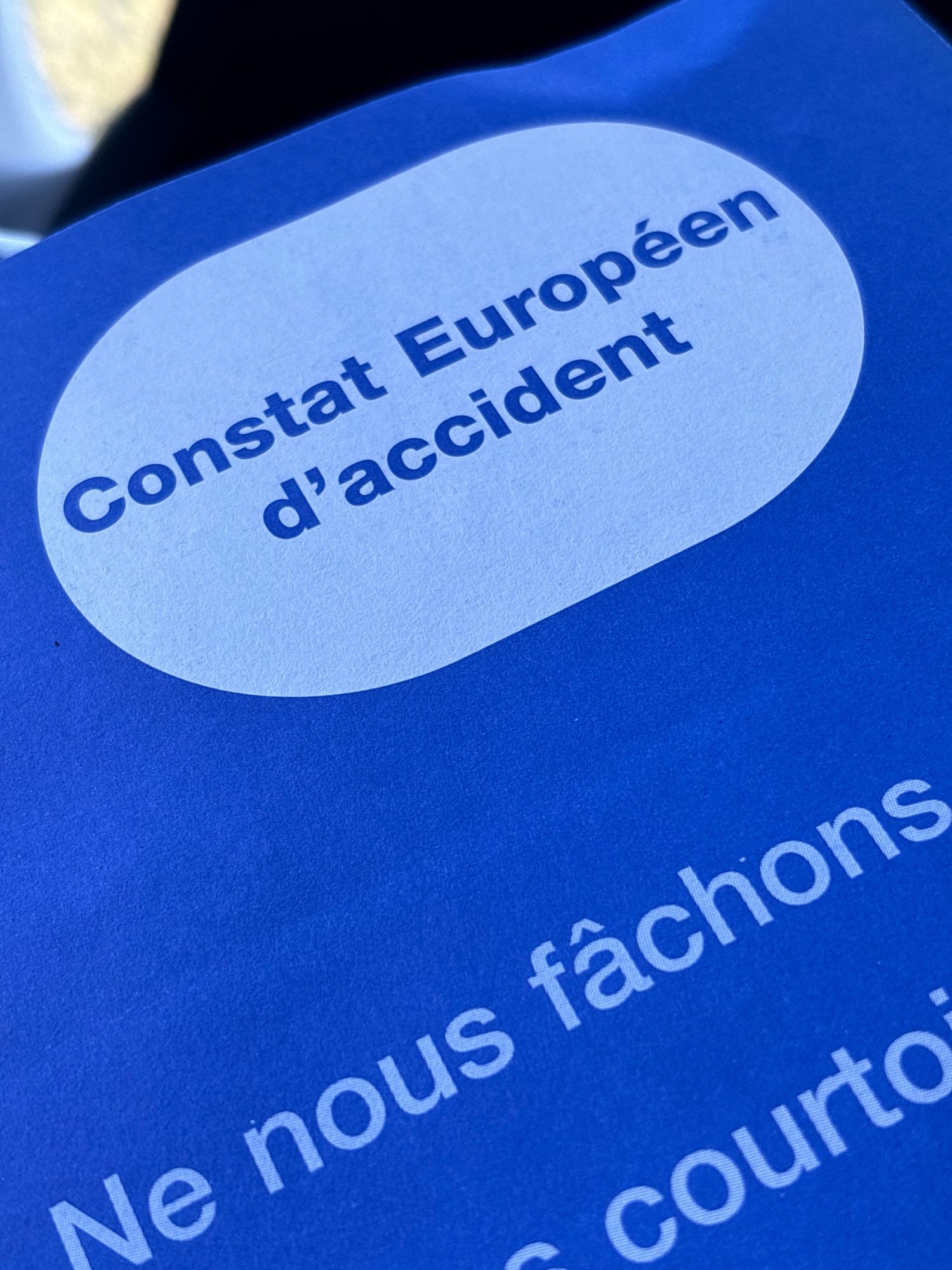 Constat européen d’accident