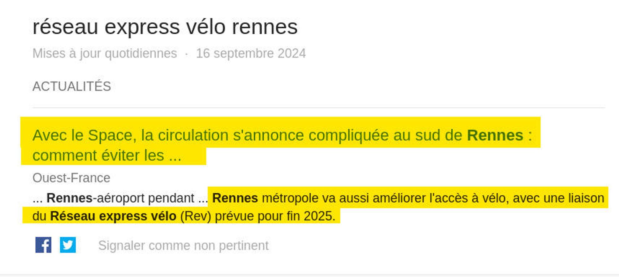 Le Space va engendrer des bouchons.
La solution vélo est là :-)