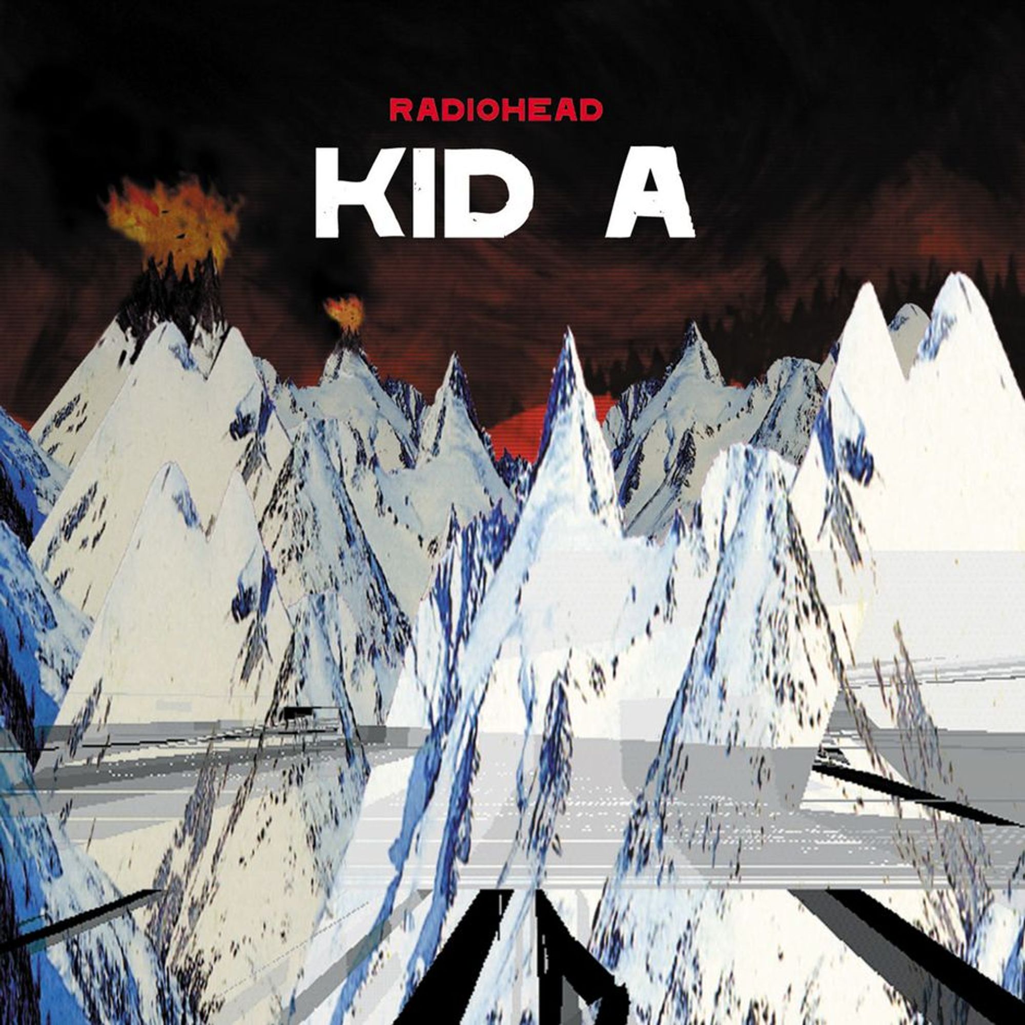 Album artwork for "Kid A" by Radiohead