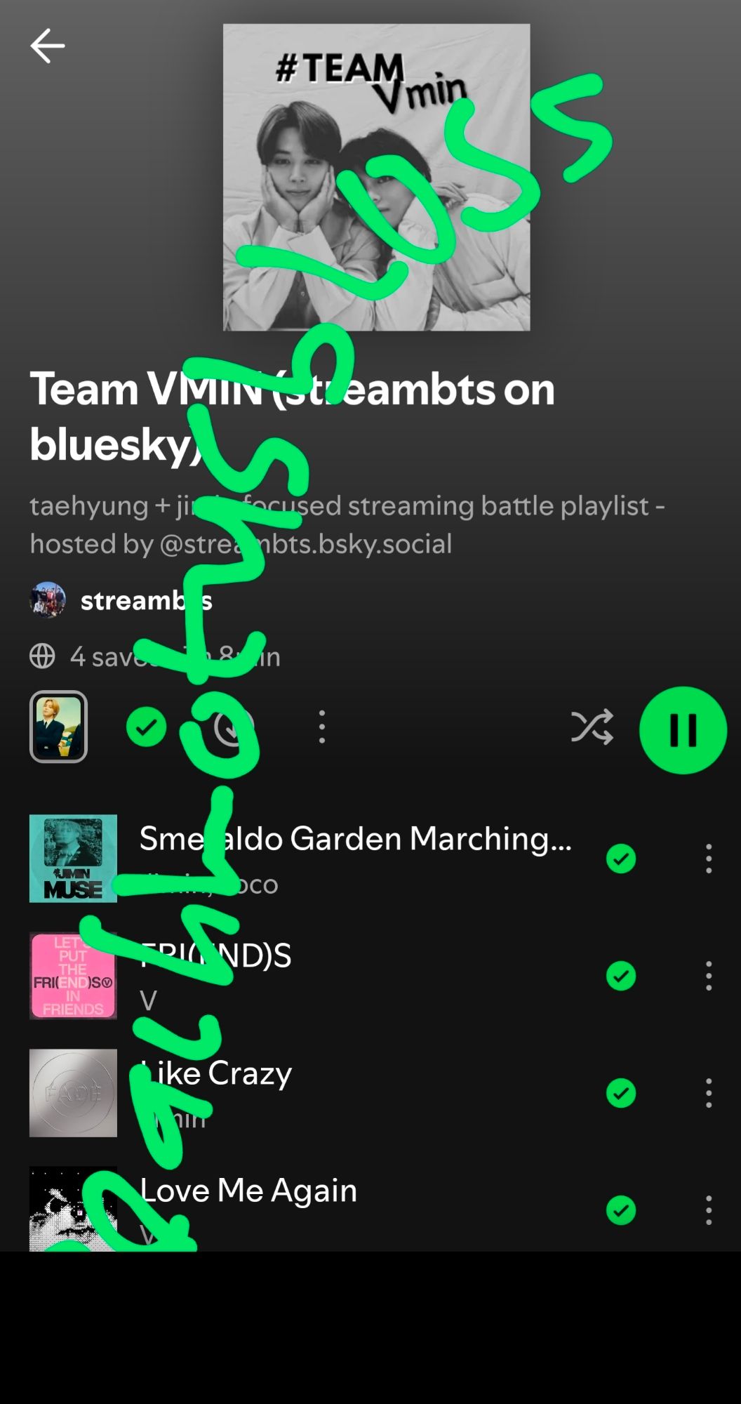 Vmin Spotify playlist