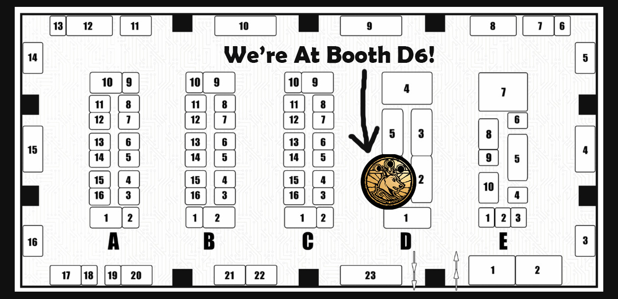 Our location on the TFF 2024 Dealers Den Map