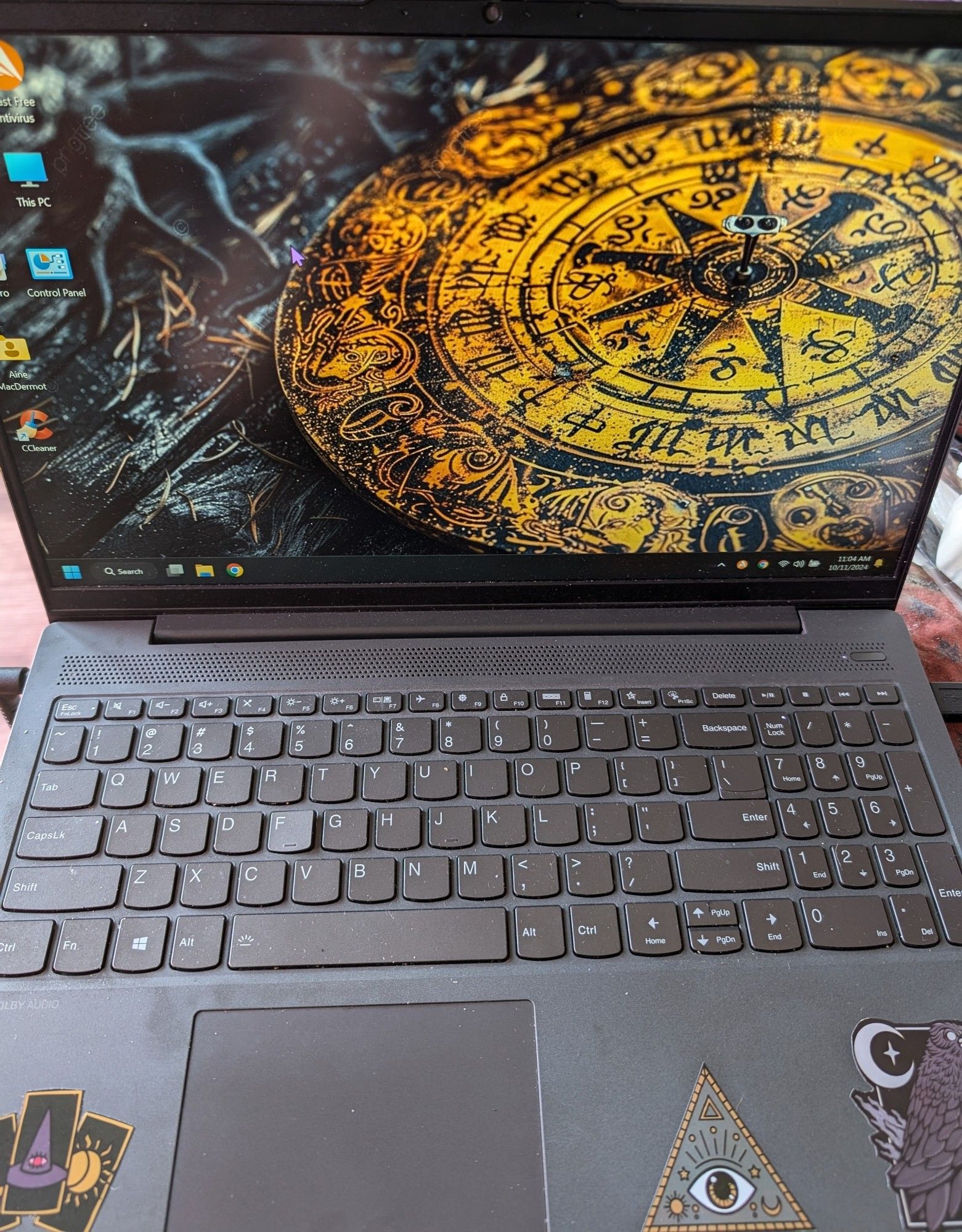 Lenovo IdeaPad getting a witchy theme with stickers and other stuff.