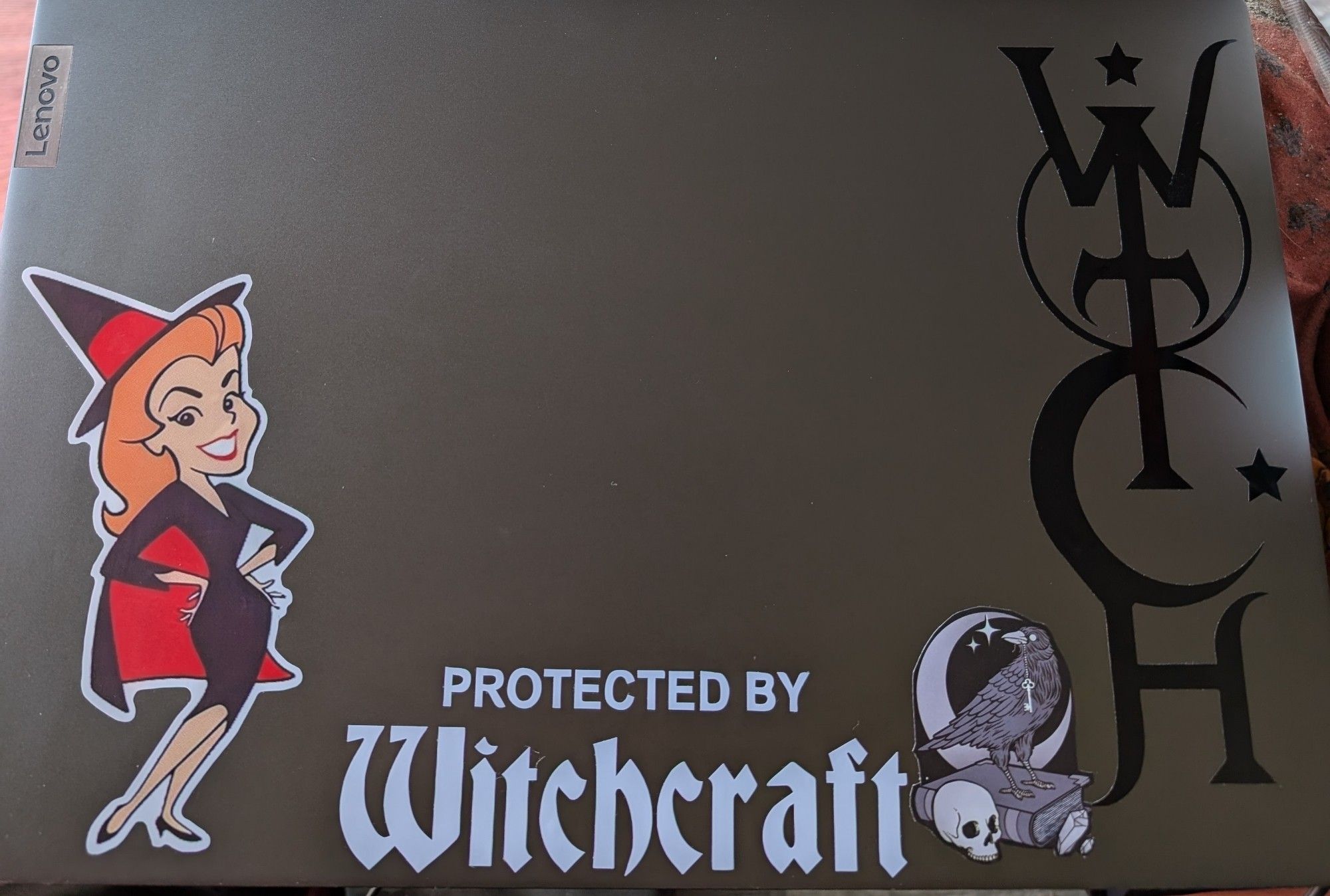 Bewitched, Protected by Witchcraft

Temu has the stickers!!