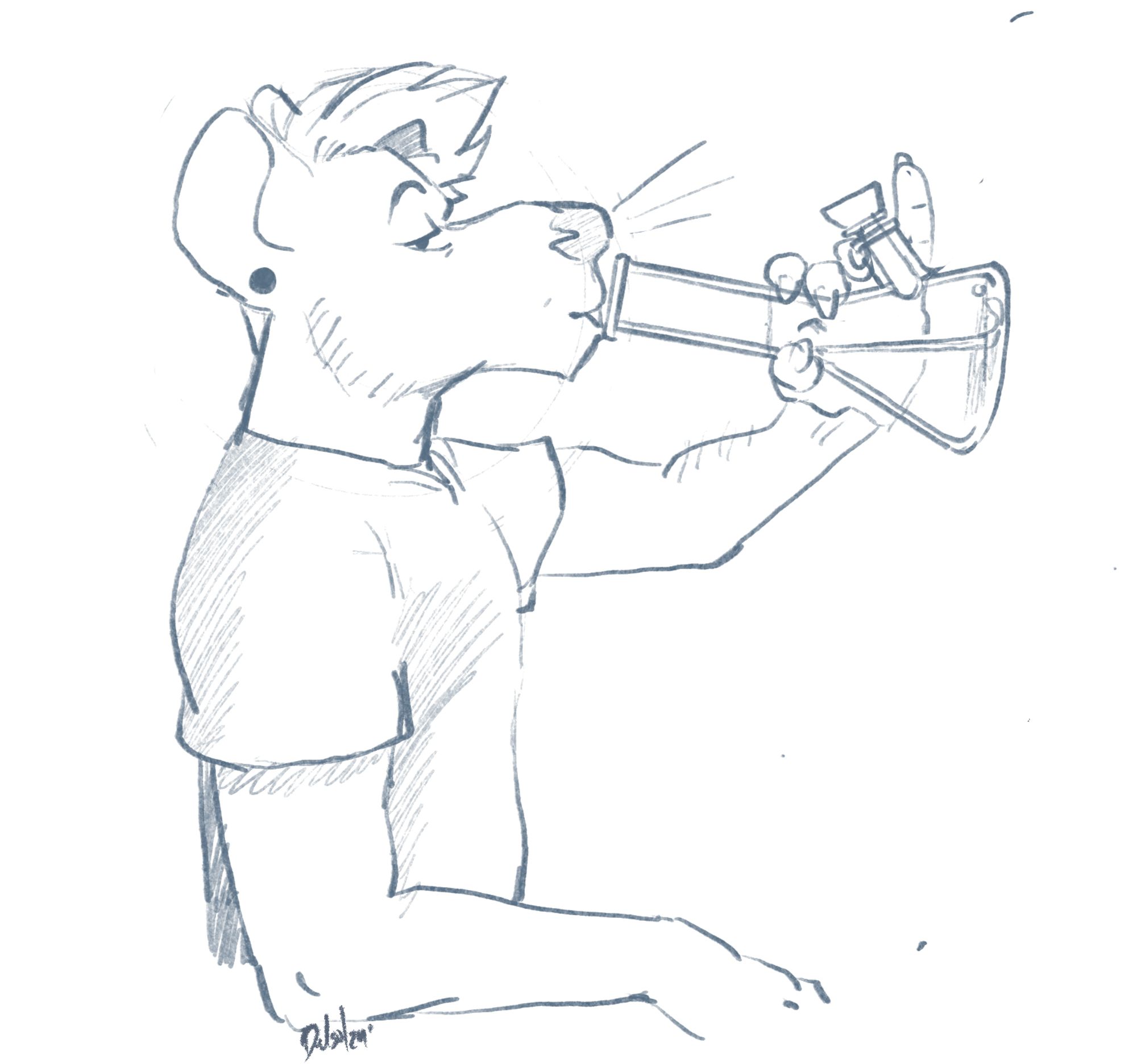 Rat drinking some delicious bong water, yummy