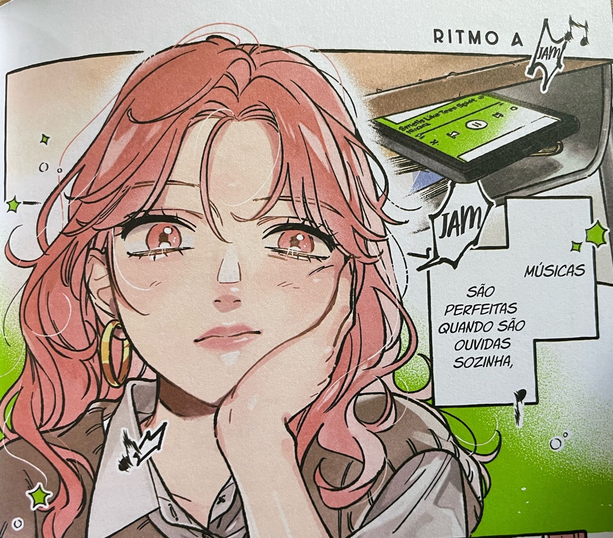 ELA FICOU MAIS LINDA NO MANGA FÍSICO