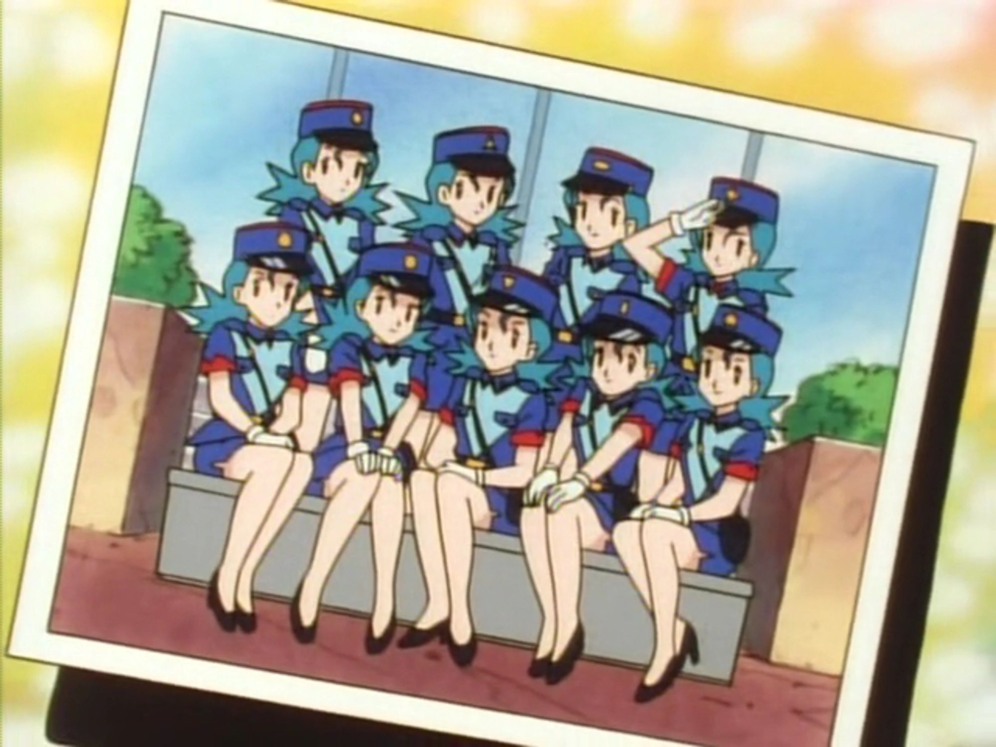 Family portrait of all the Officers Jenny