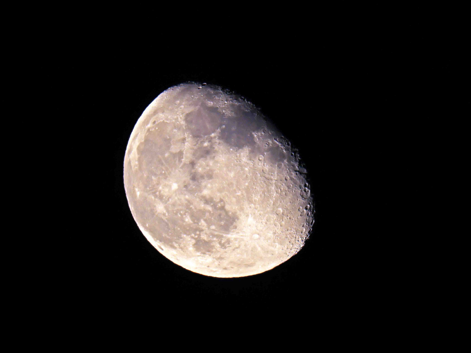 Waning Gibbous Moon (as seen from the northern hemisphere).