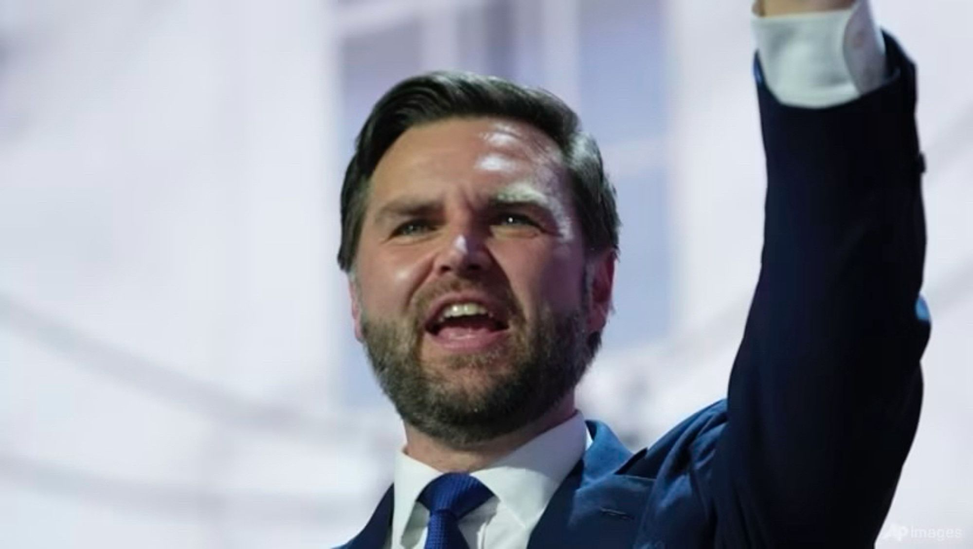 A sweaty JD Vance