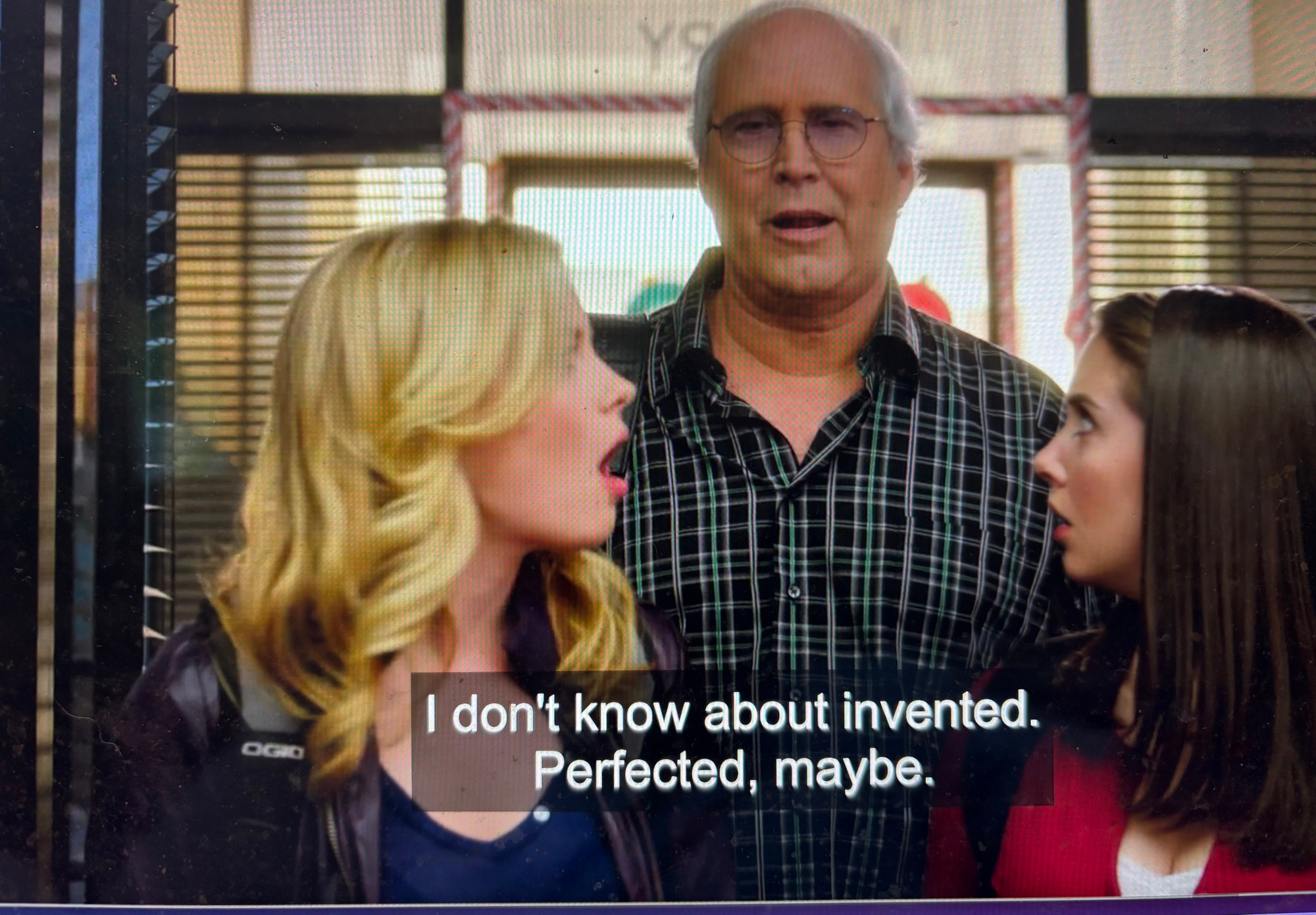 Pierce Hawthorne: I don’t know about invented. Perfected, maybe.