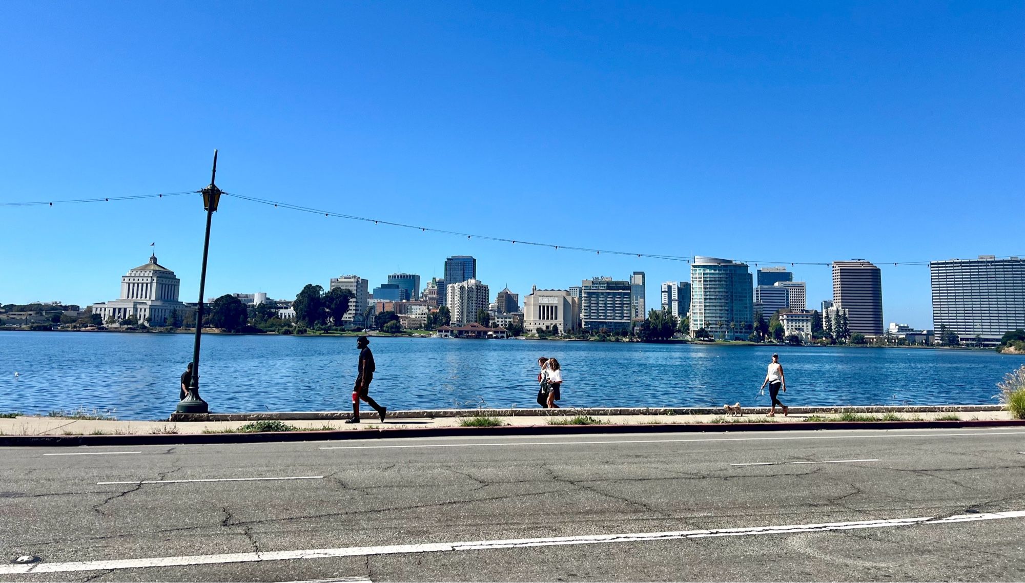 Lake Merritt on a sunny day