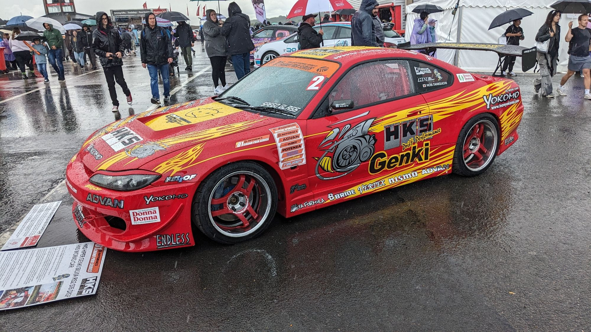 A Nissan Silvia (S15) that completed in D1GP in the 2000s! (Nob Taniguchi, HKS HIPER Genki)