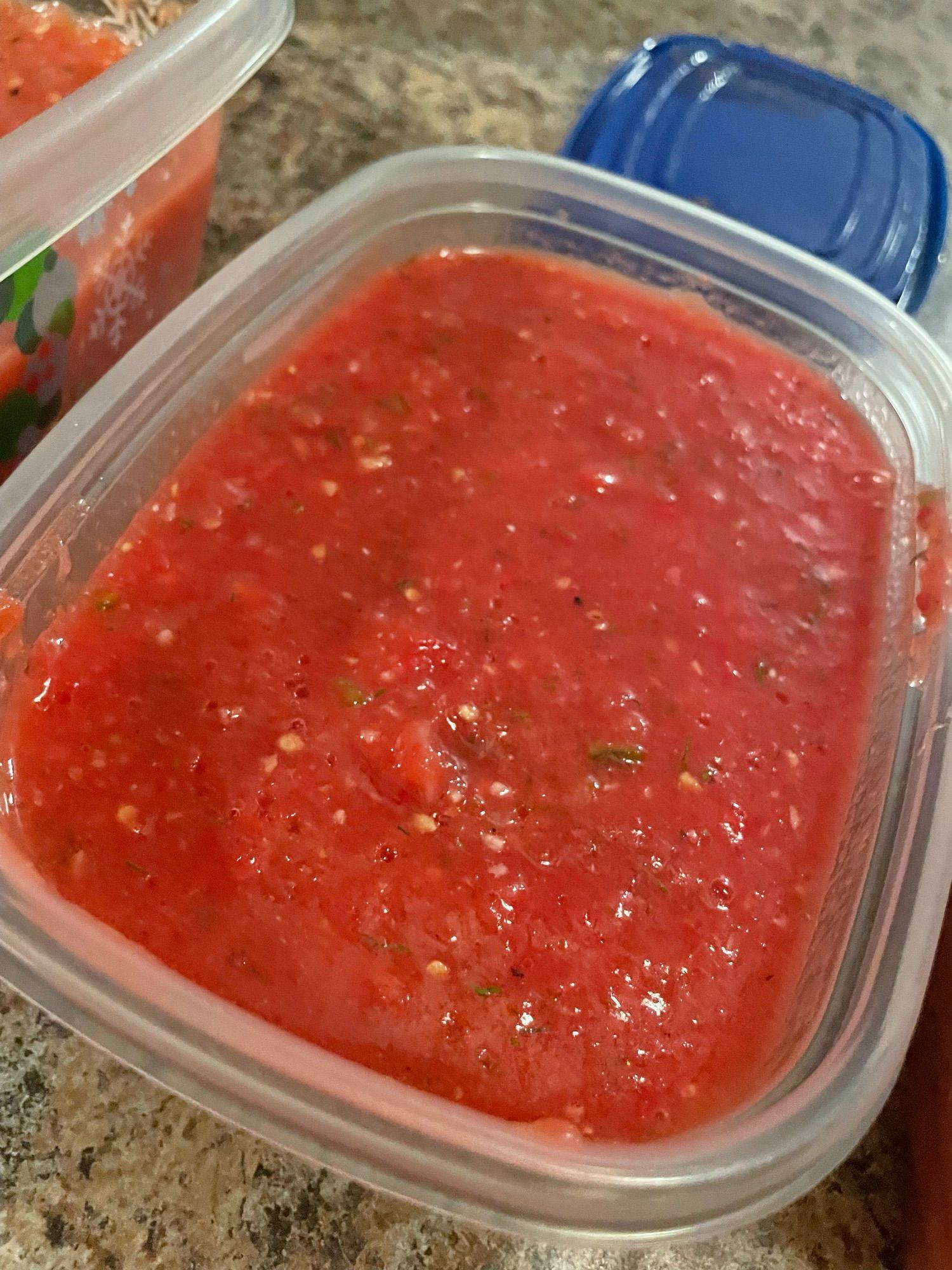 Garlic and dill salsa