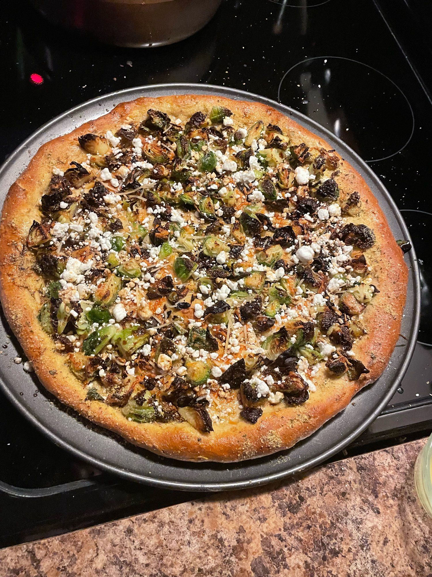 Brussels Sprouts Pizza