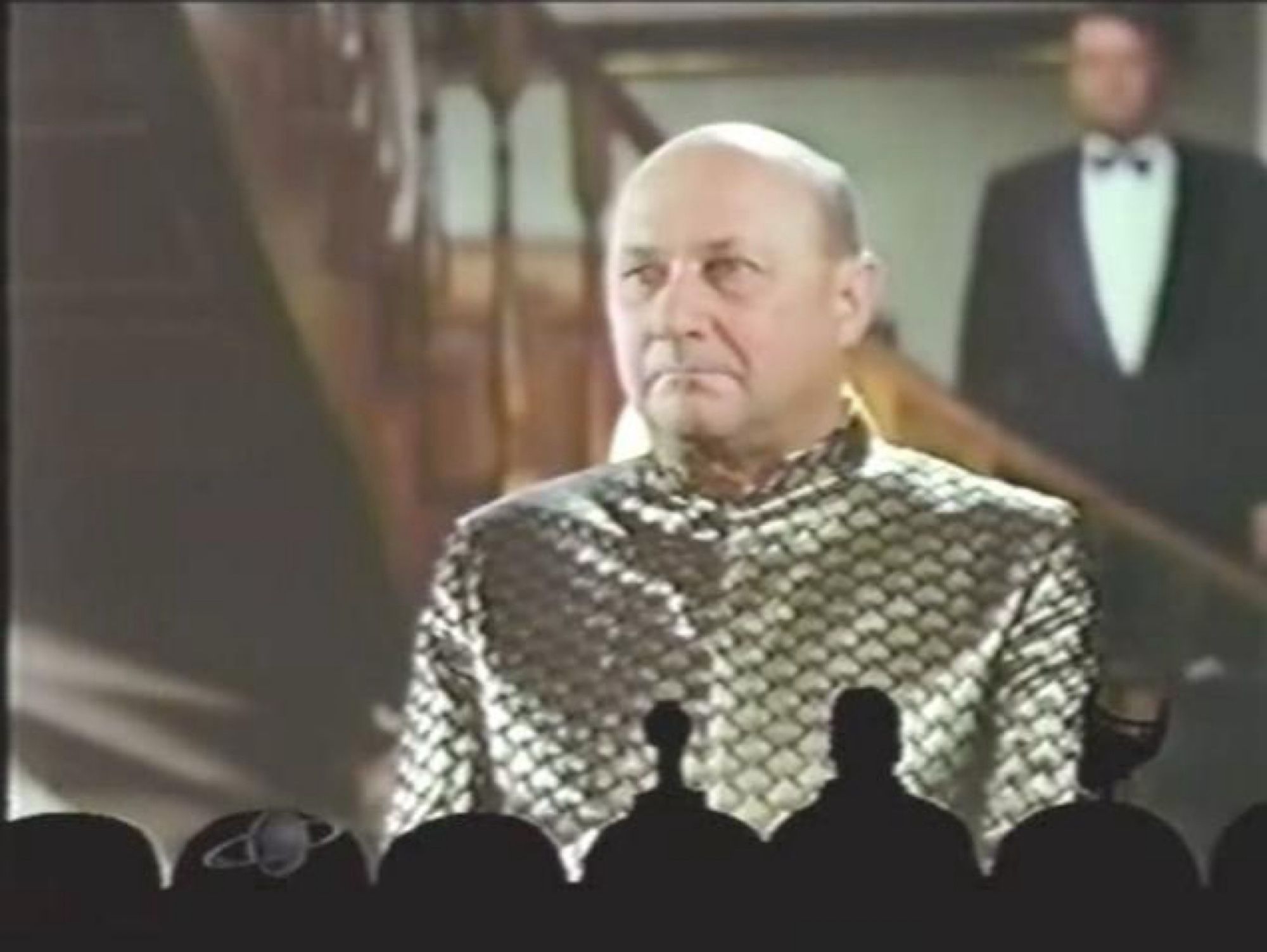 Donald Pleasence in Puma Man. His name is Pleasence, and he is funky.