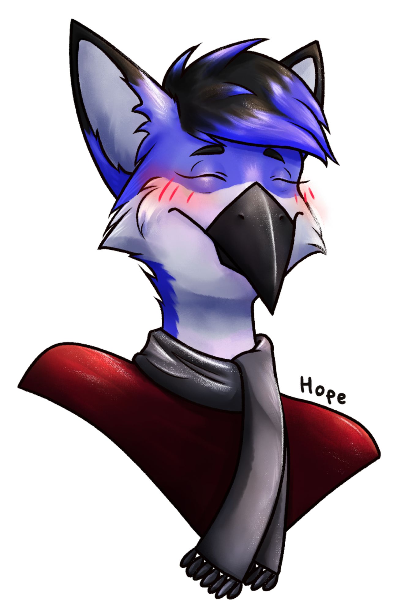 Bird fox furry