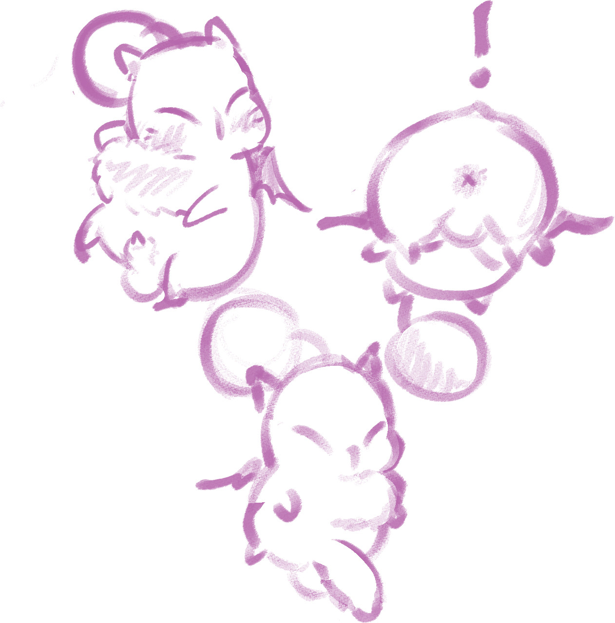 A smattering of moogles who happen to be in possession of dongs