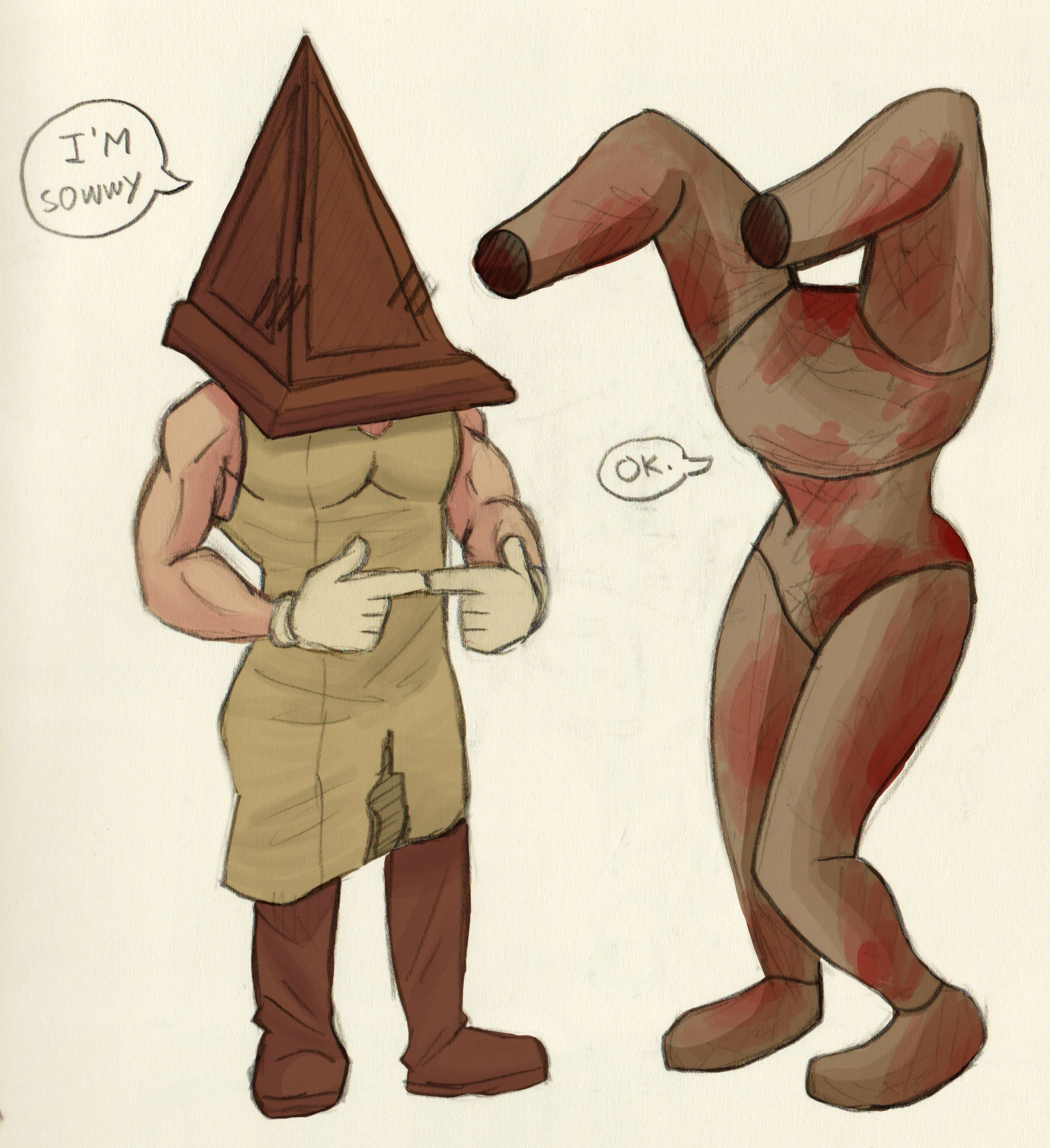 chibi pyramid head 