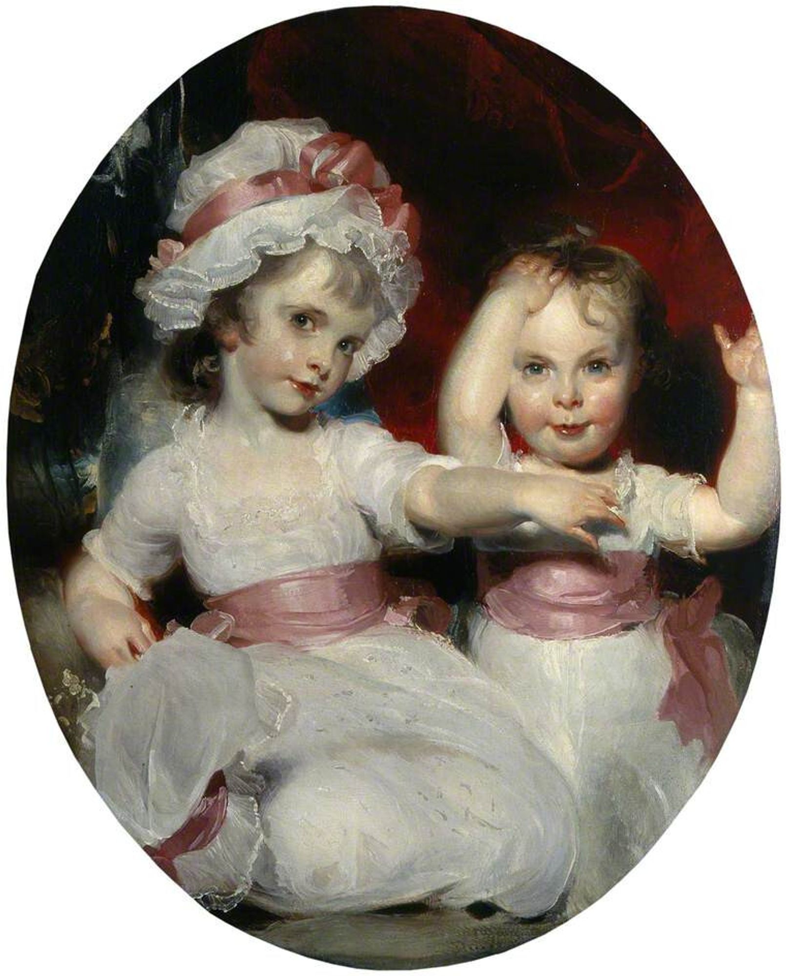 Emily and Harriet Lamb as Children