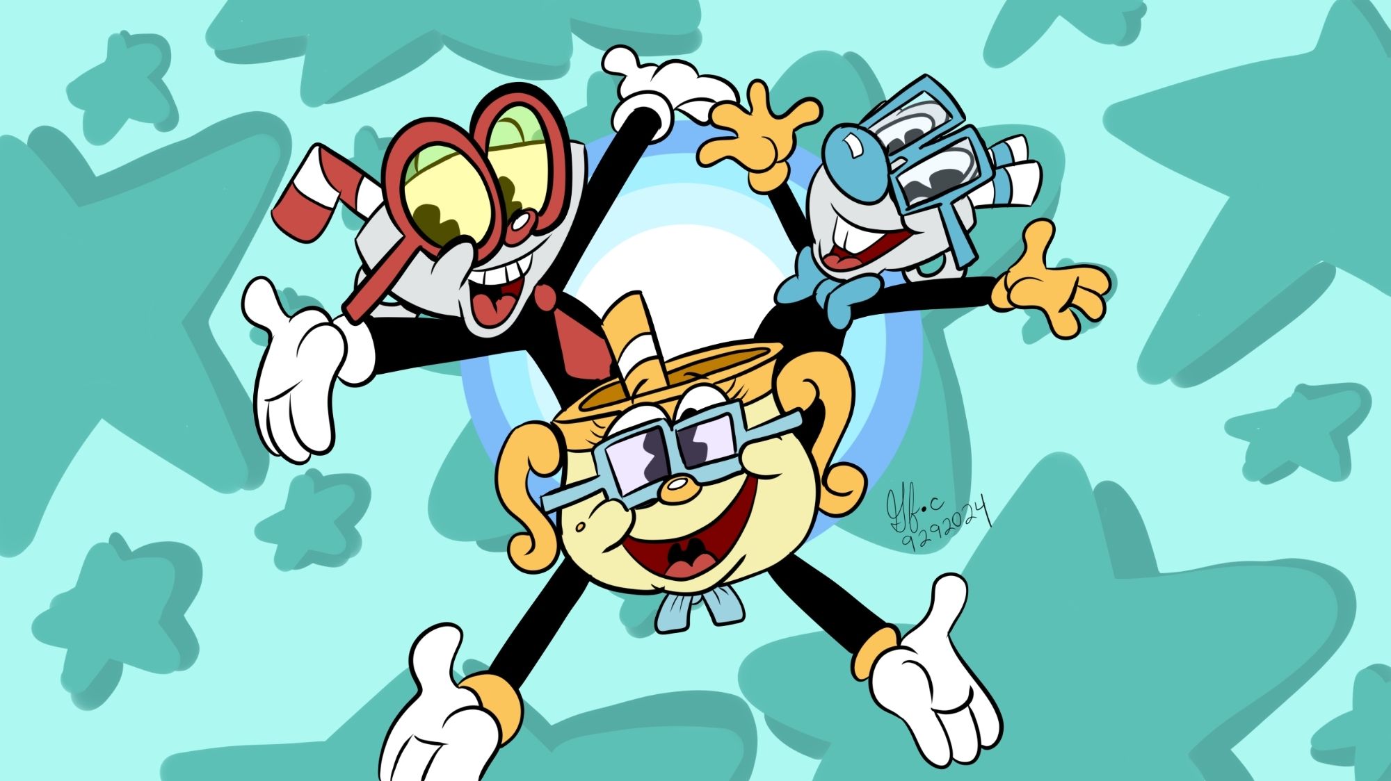 "WE'RE ANIMAINY! TOTALLY INSANEY! Inkwell Island Friendly..." Cuphead-Maniacs! THOSE'RE THE FACTS!