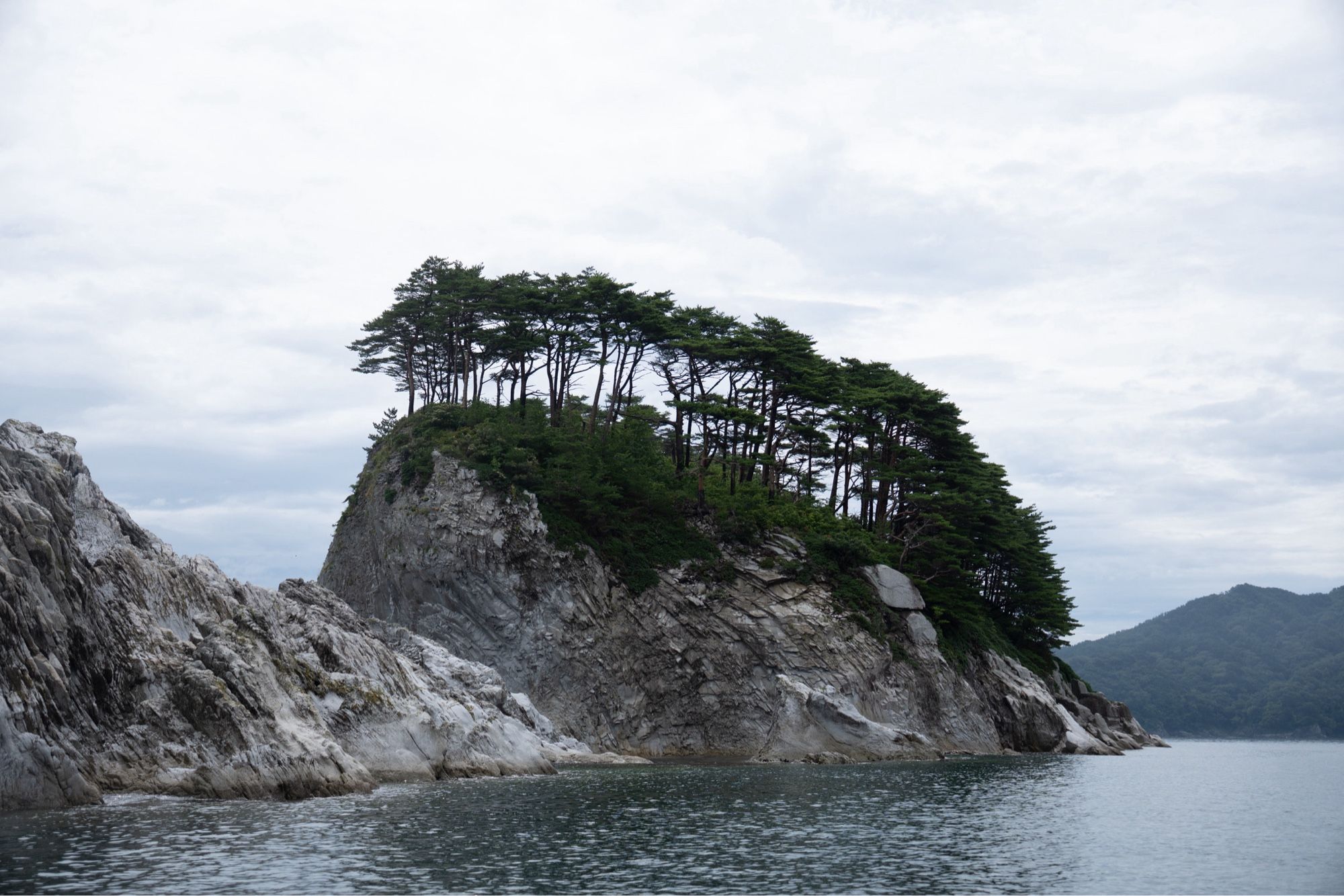 A small island in Sanriku, Iwate Prefecture, Japan