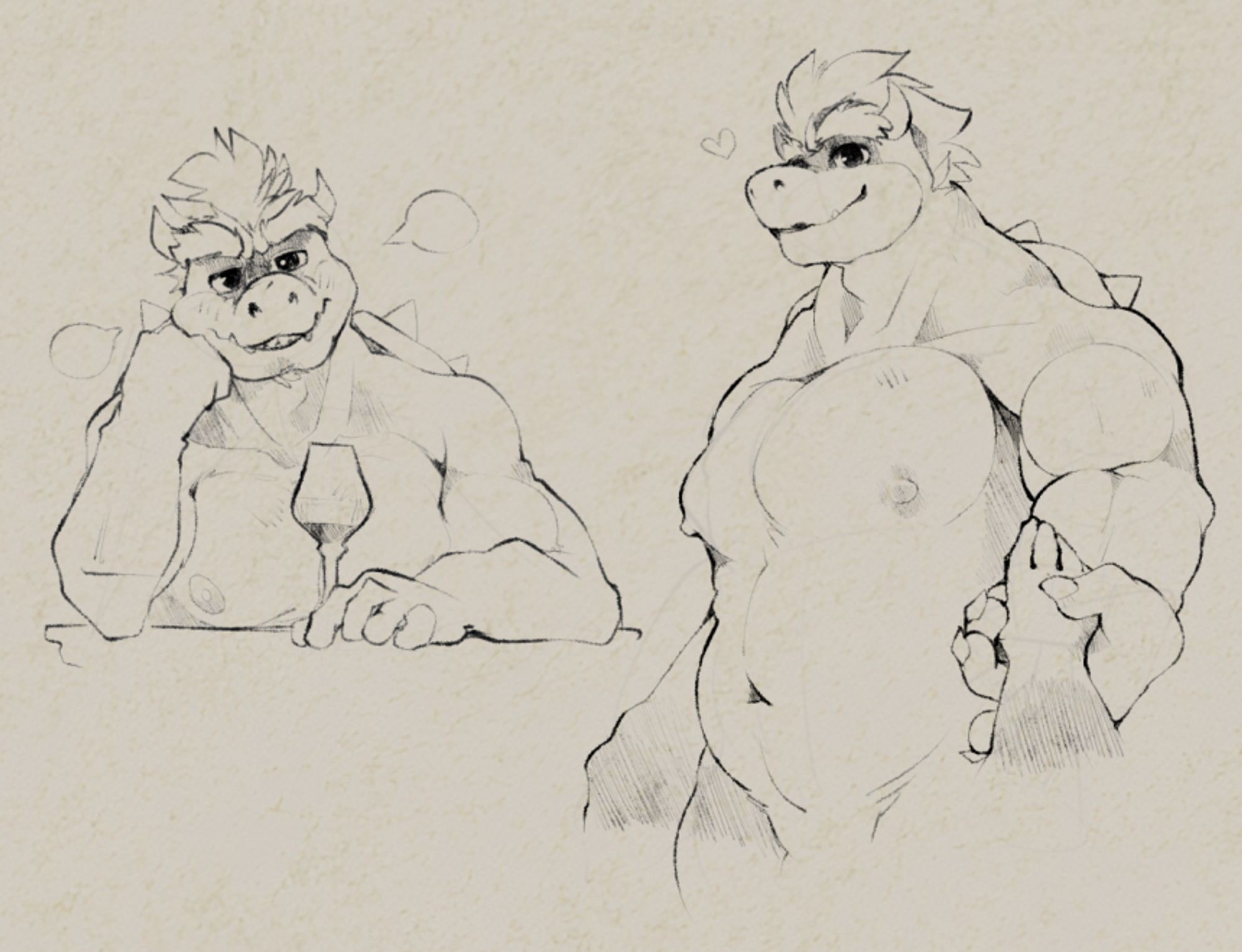 Bowser Day Doodles