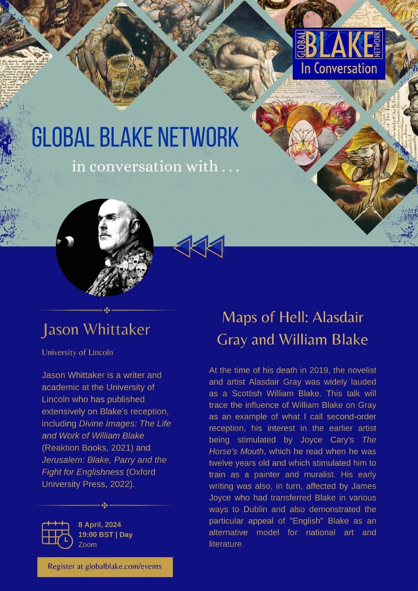 Global Blake In Conversation with Jason Whittaker Poster