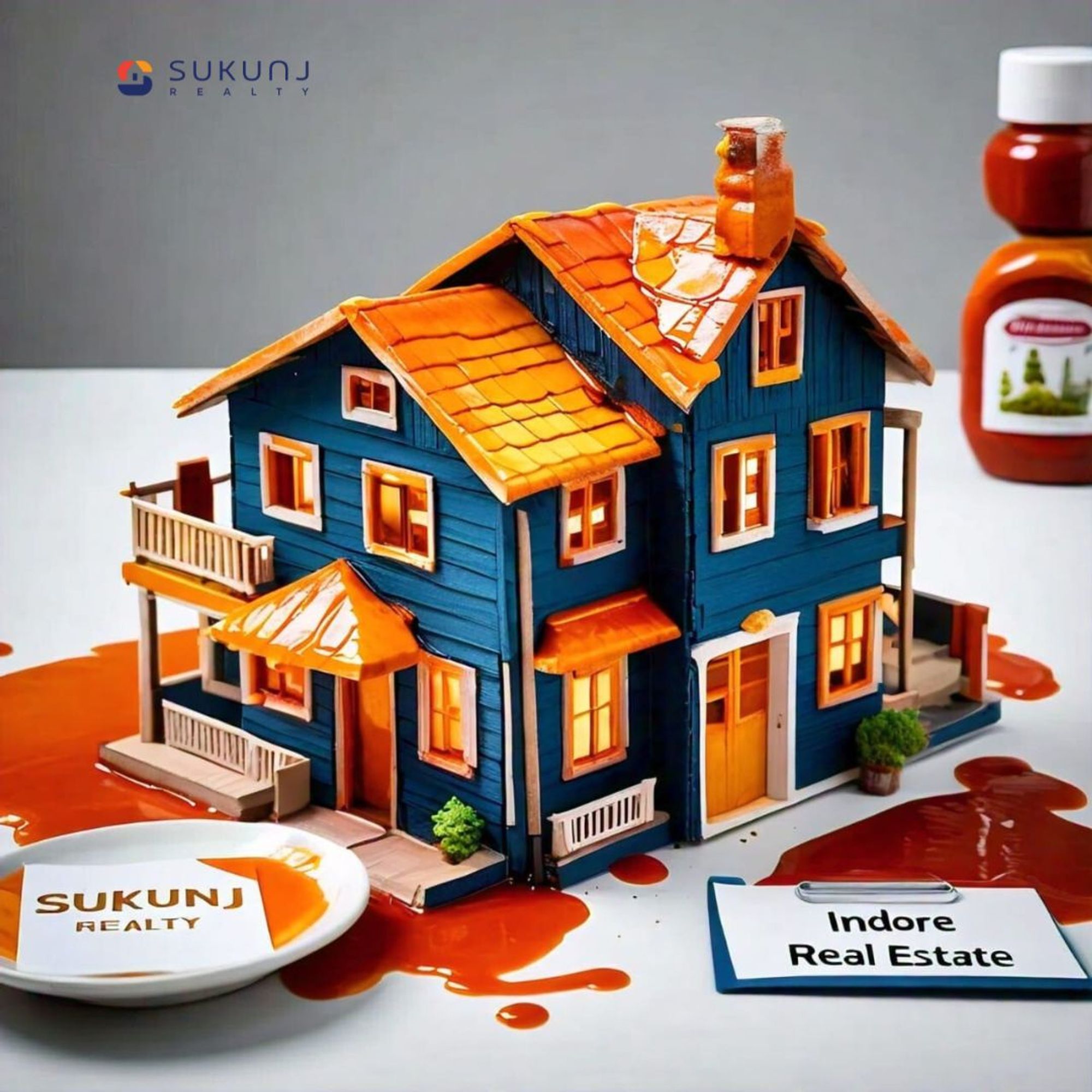 our dream home, served on a silver platter! 🍽️✨ At Sukunj Realty, we make finding your perfect home as easy as it gets. Indore’s finest real estate properties are now within your reach. Start your journey to a better living today