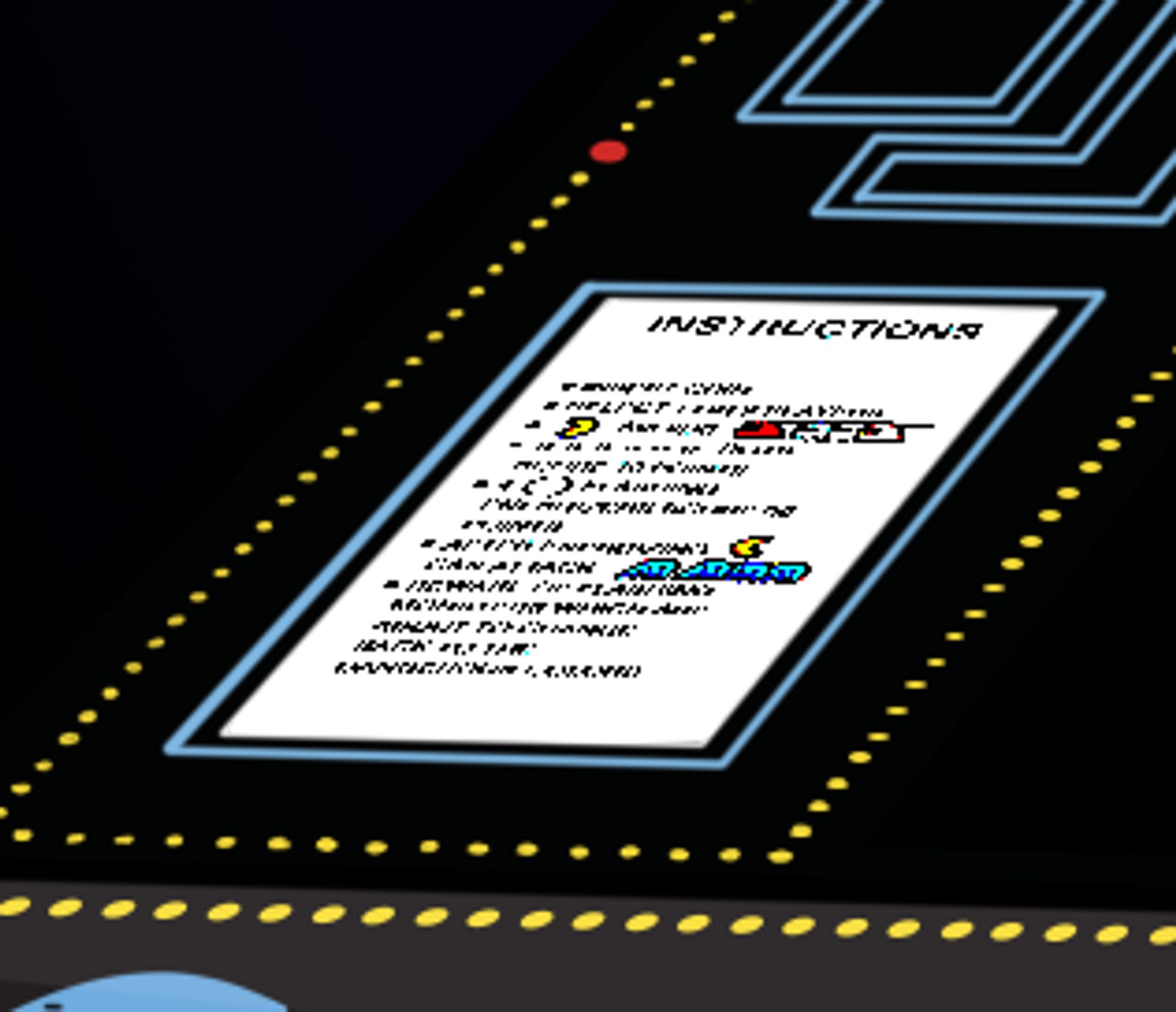 A screenshot of the edited instruction card