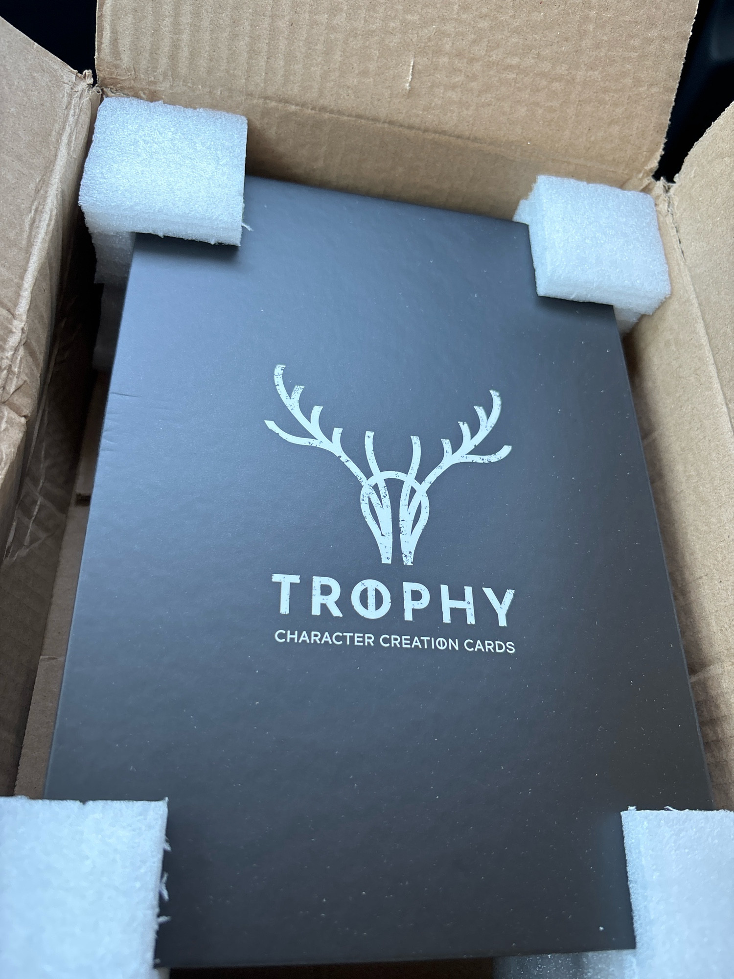 Trophy RPG Character Creation Cards box