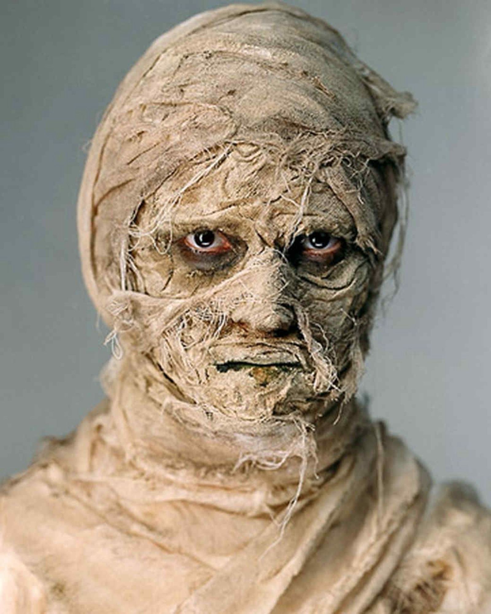 A mummy costume.