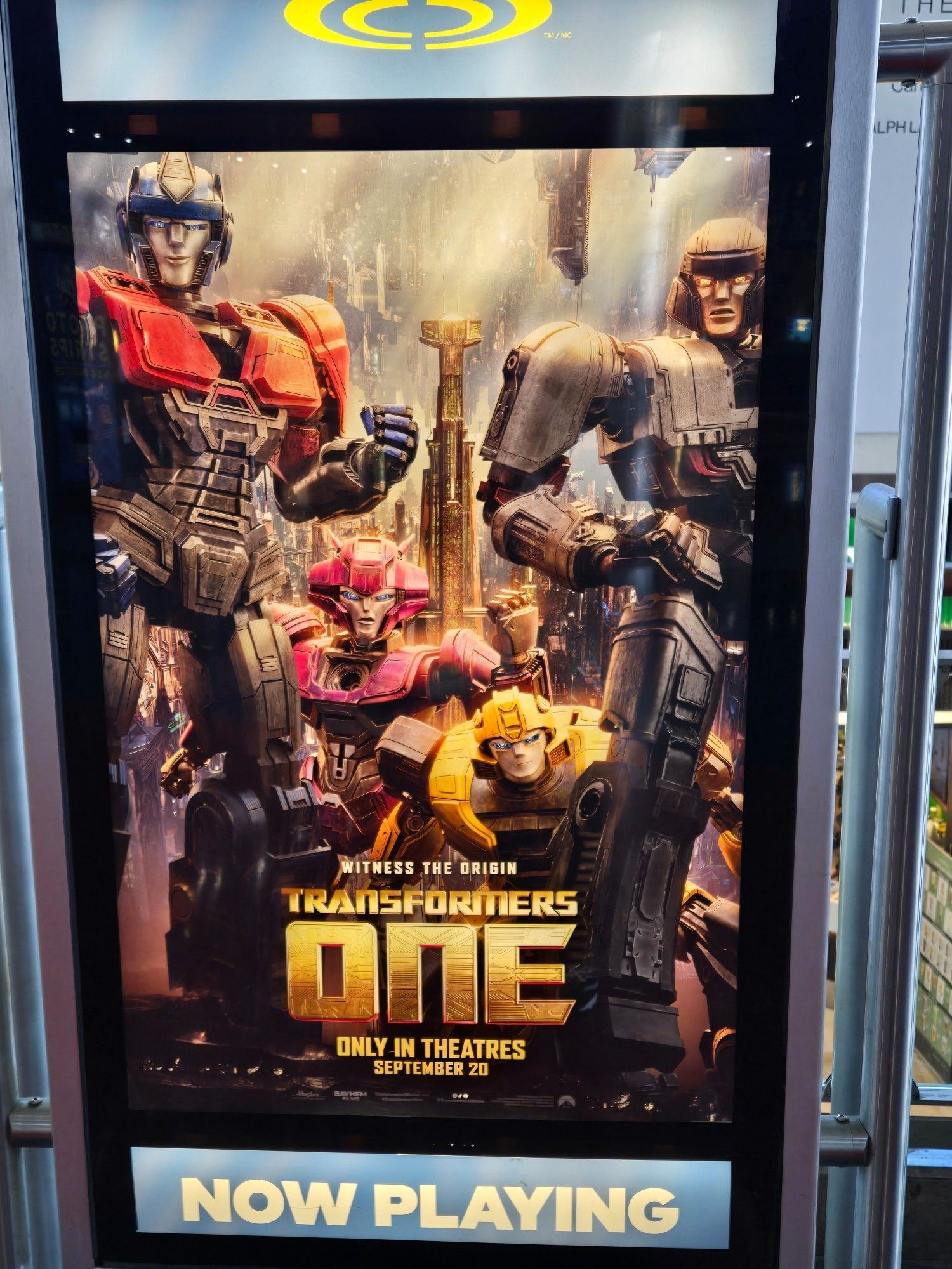 Transformers One poster