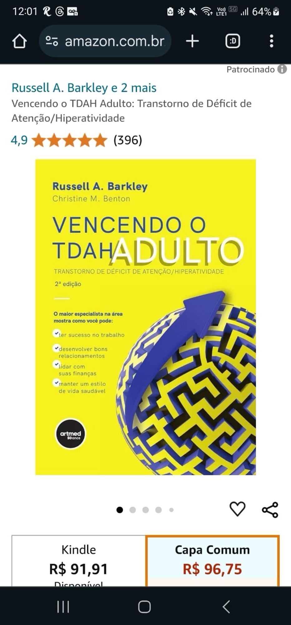 Livro Vencendo o TDAH Adulto