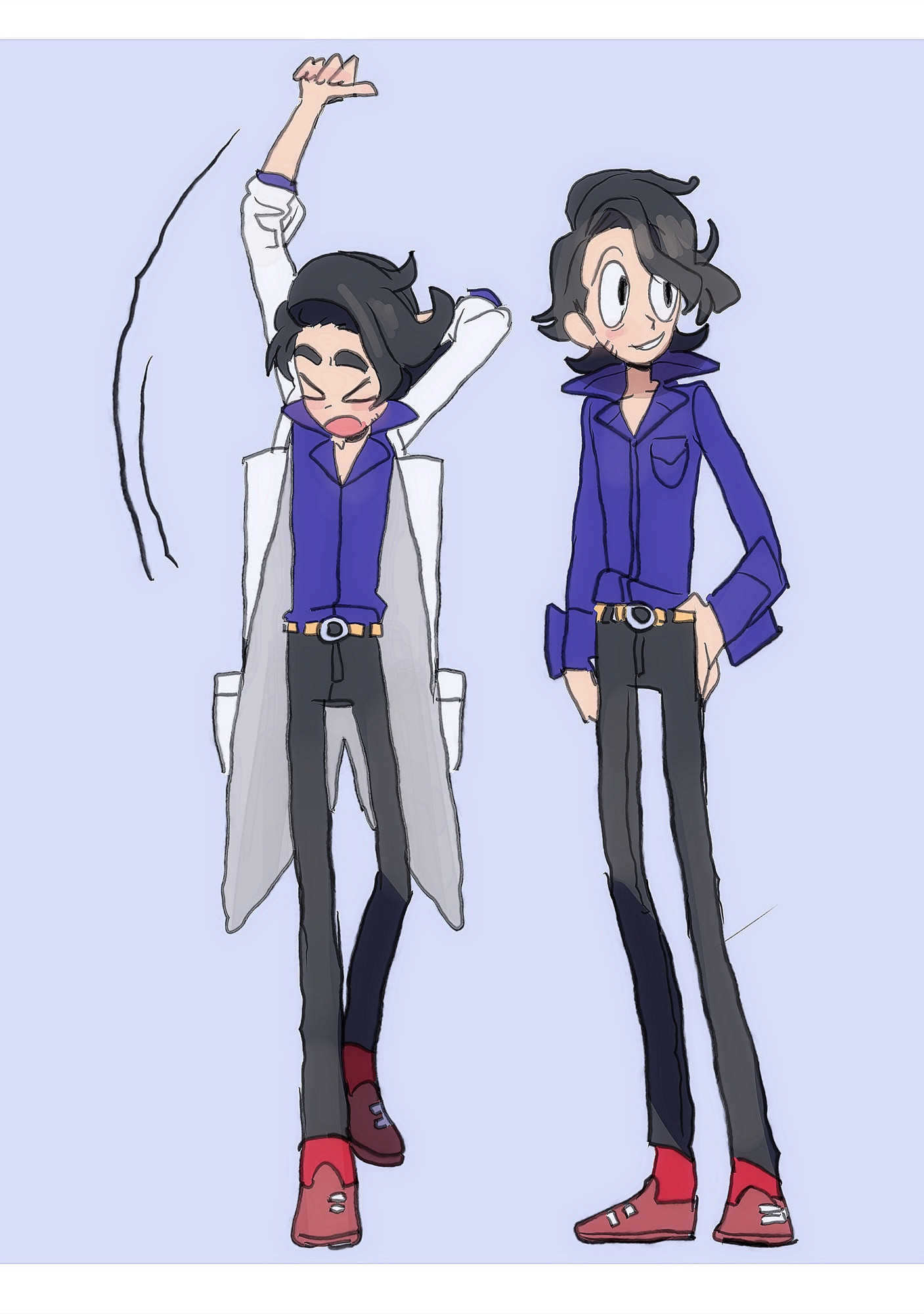 Fanart of Professor Sycamore from Pokemon XY