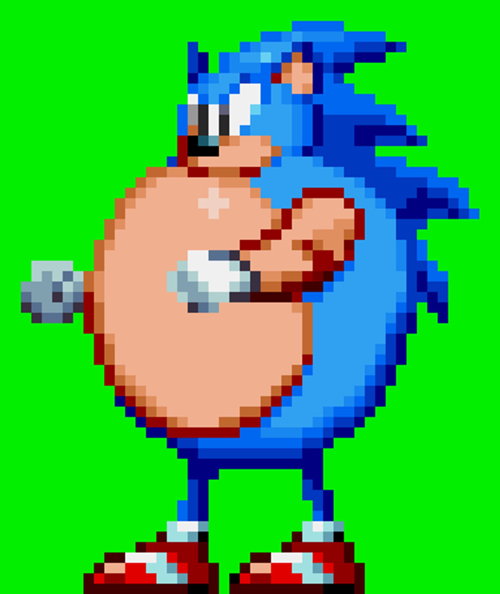 Hedgehogman
Source: Sonic the Hedgehog
Sonic Mania (Multiplatform) by Christian Whitehead, Headcannon and PagodaWest Games