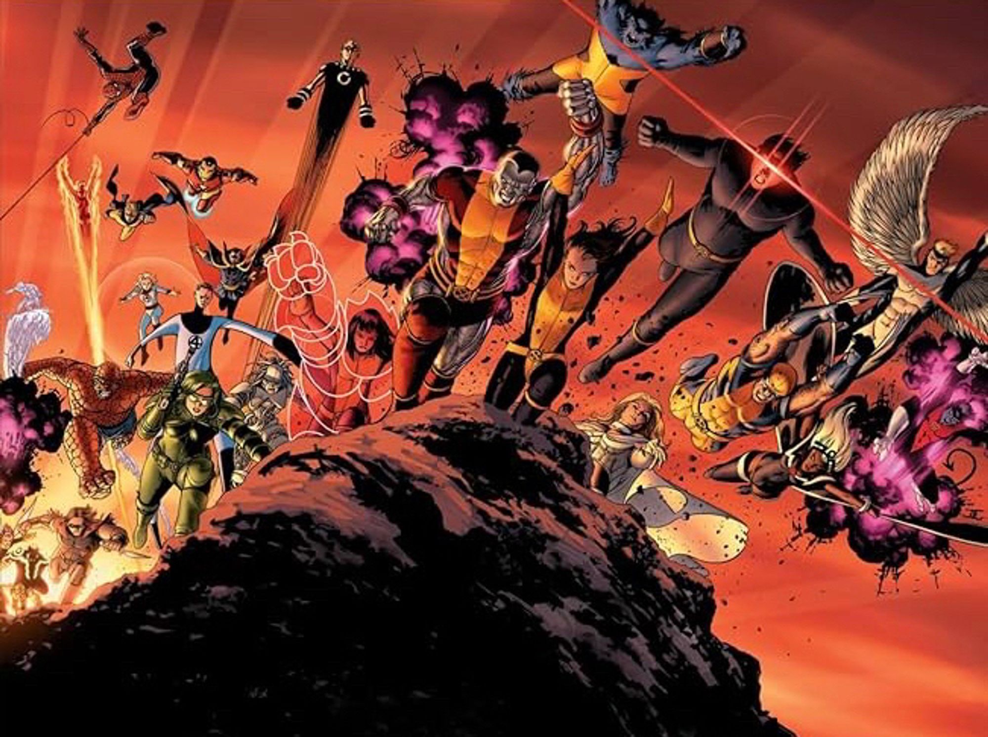 Astonishing X-Men cover by Cassaday and Martin