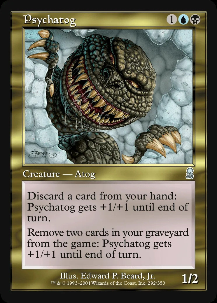 Psychatog from magic the gathering.