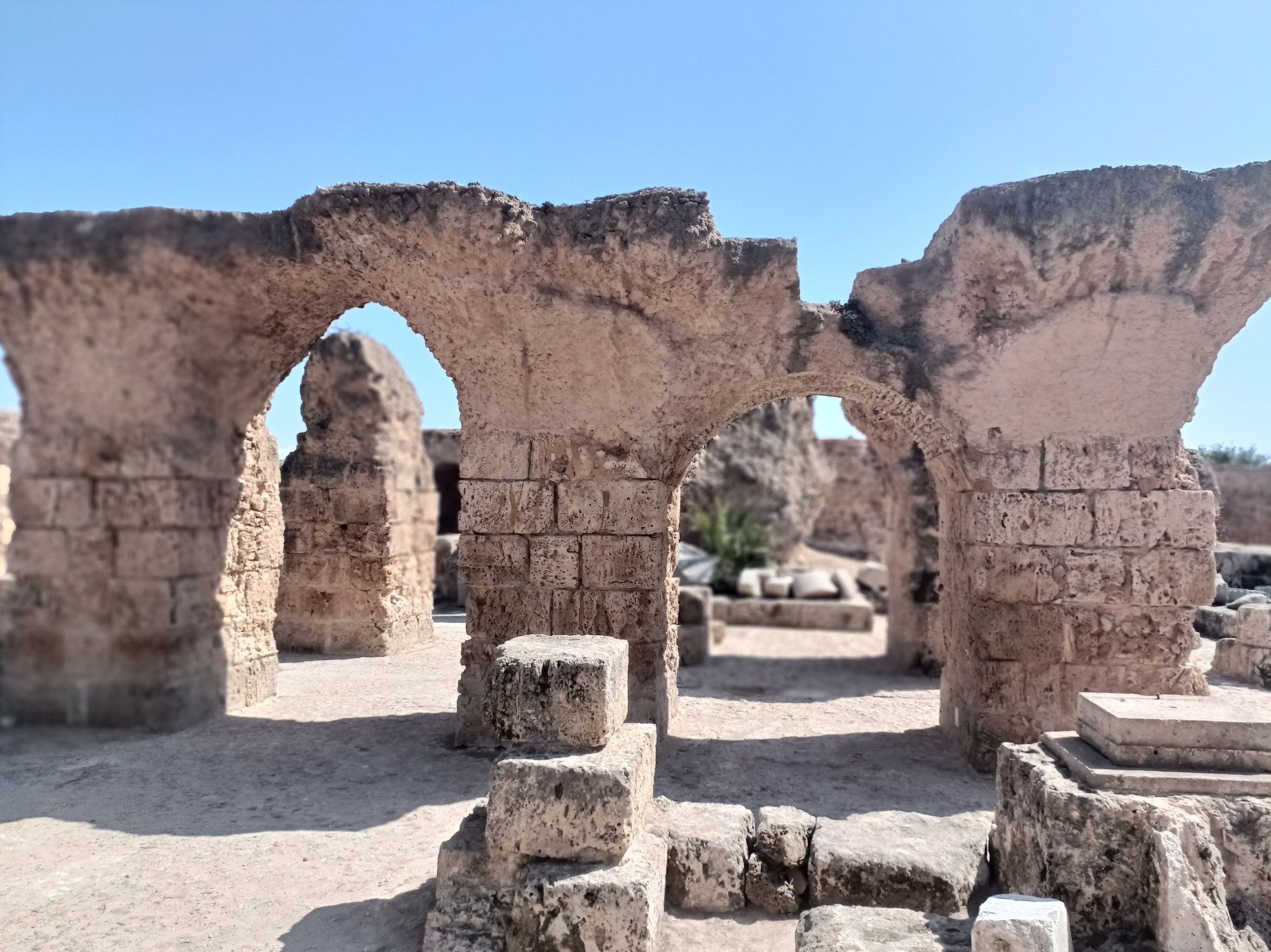 Carthage ruins in the form of arches