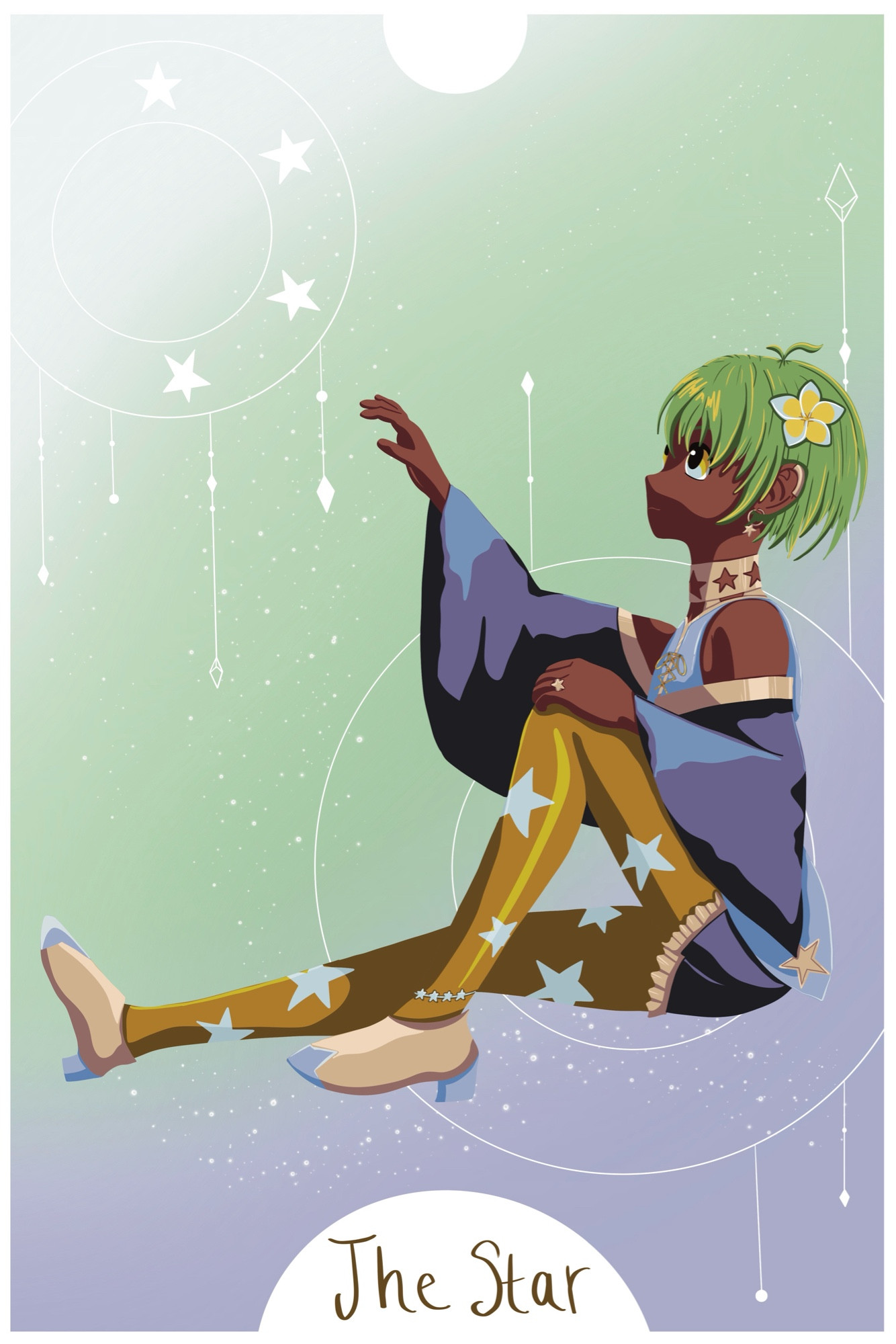 Magical girl tarot, the star