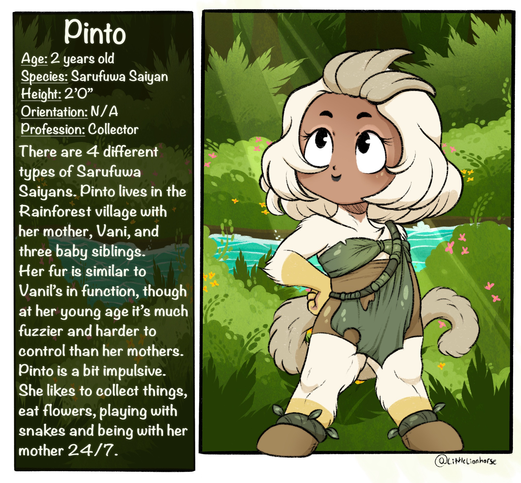 Pinto is Vanil’s oldest daughter. She’s itty bitty but has a huge spoiled personality.