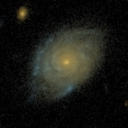 A spiral galaxy from the Galaxy Zoo: Hubble project, classified by 51 volunteers.